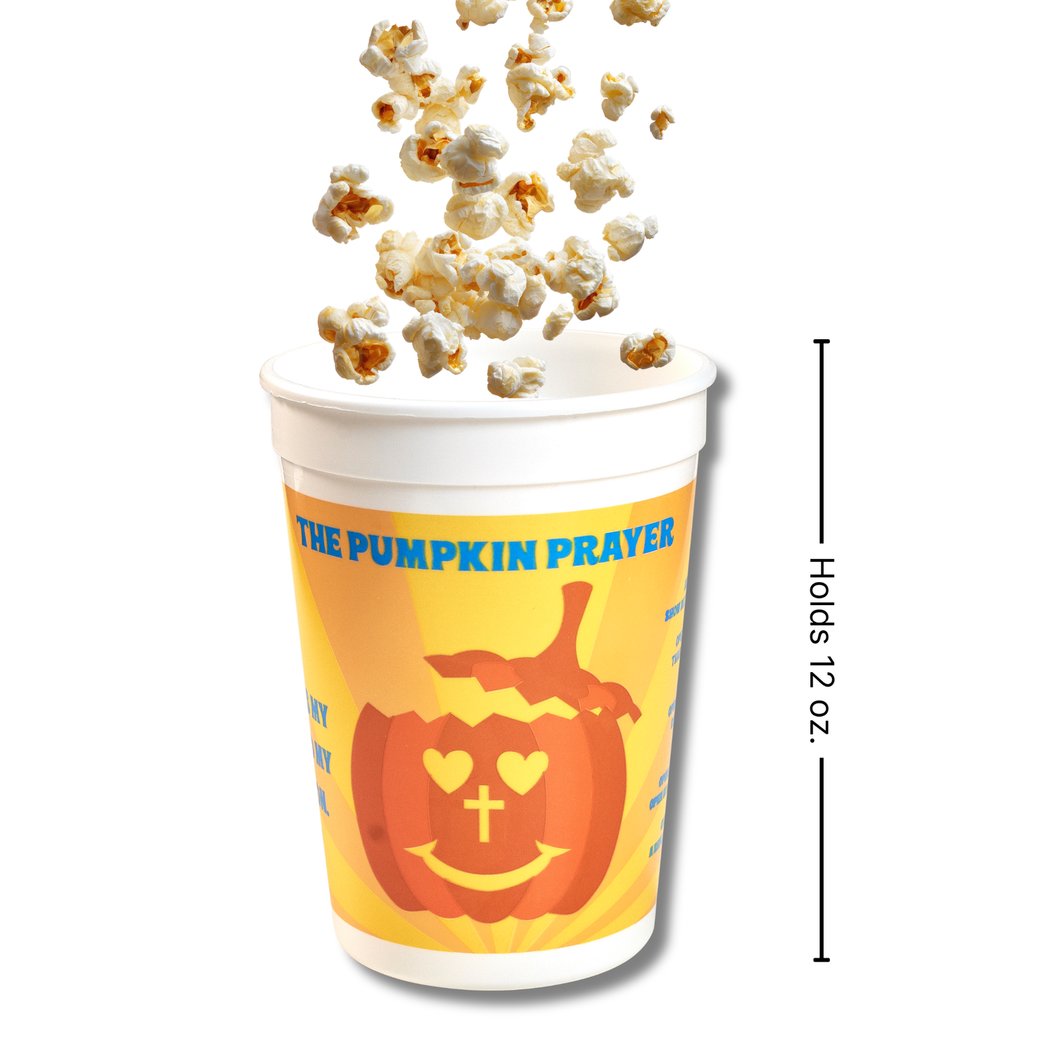 12oz Plastic Tumbler - Pumpkin Prayer