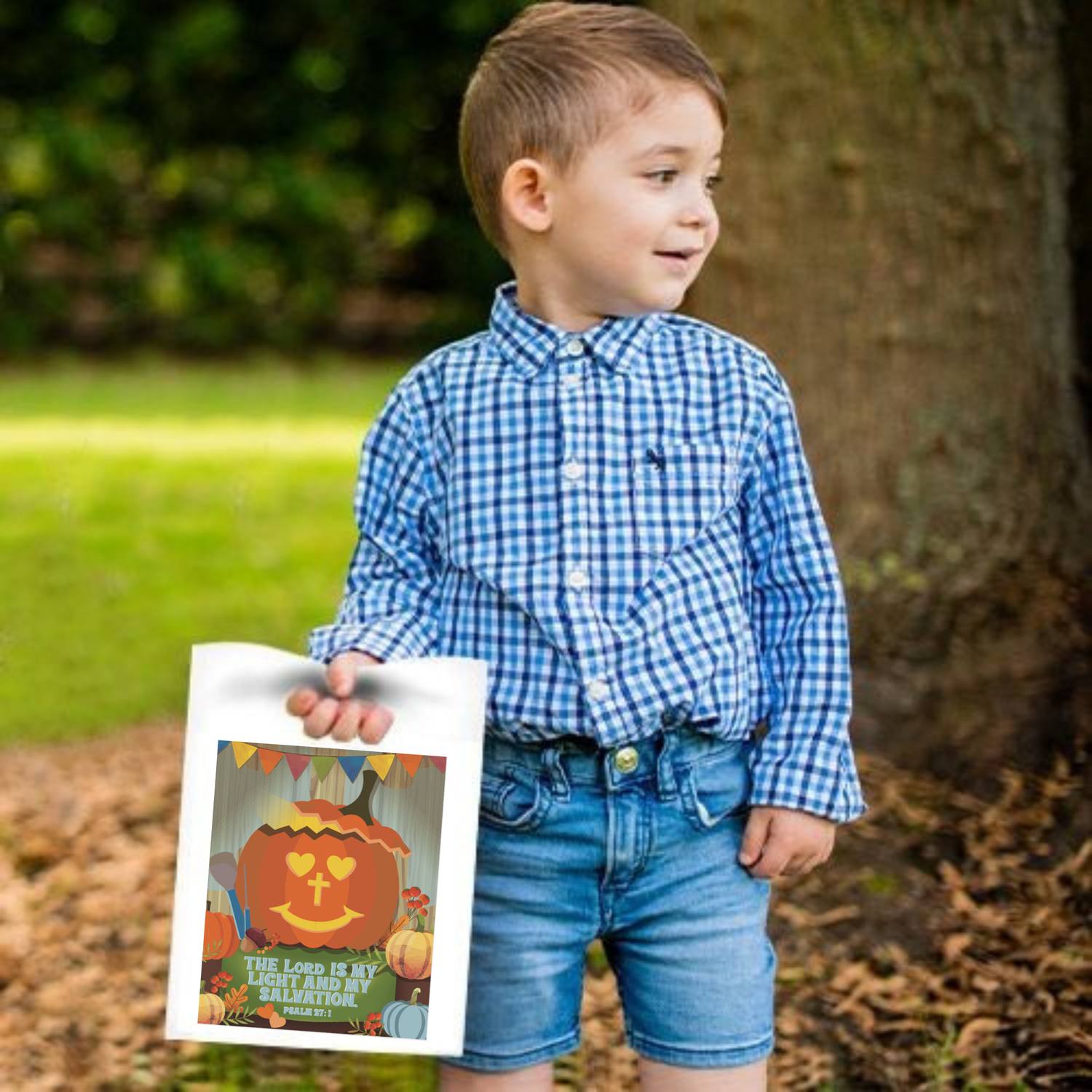 9" x 12" Goodie Bags (12 Pack) - Pumpkin Prayer