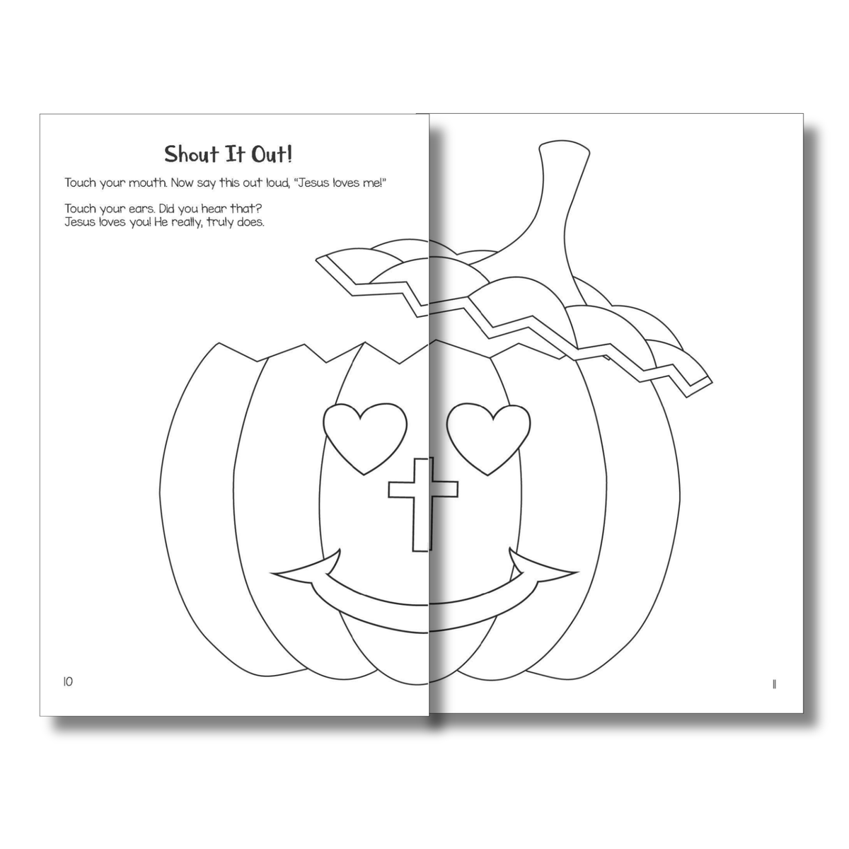 Gospel Fun for Little Ones Activity Booklet for Preschoolers - KJV - Pumpkin Prayer