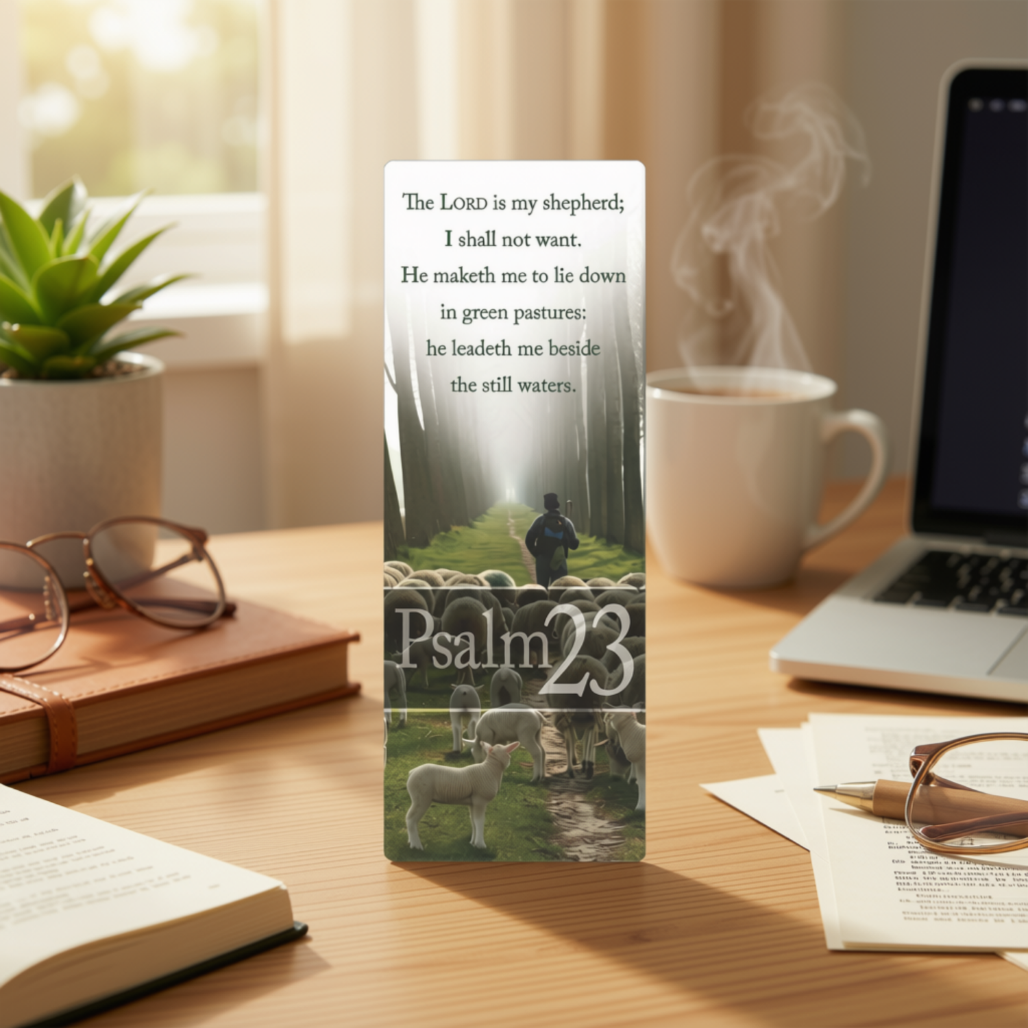 6" Bookmark - Psalm 23 KJV
