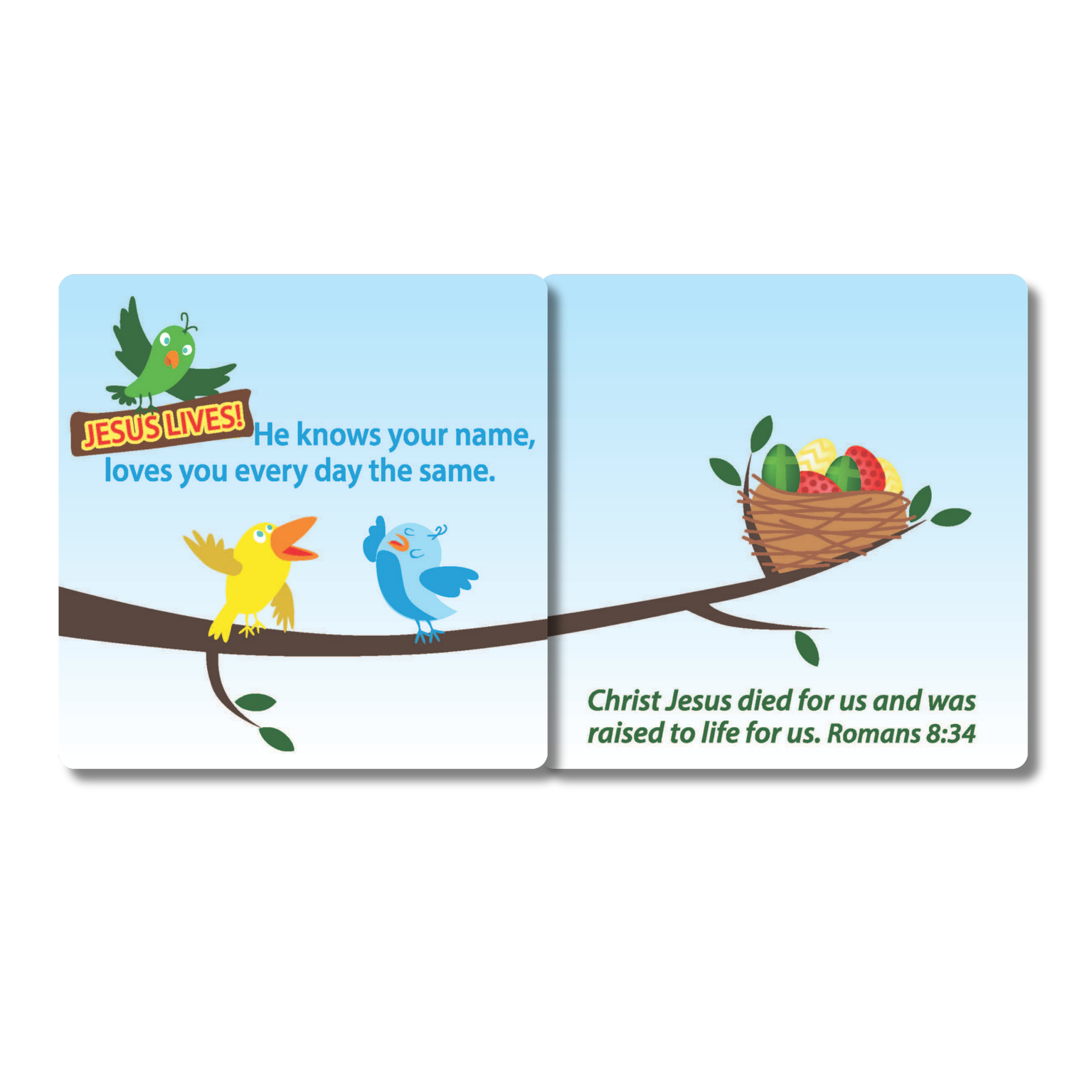 8-Page Board Book - Red, Green, Yellow, Too . . .