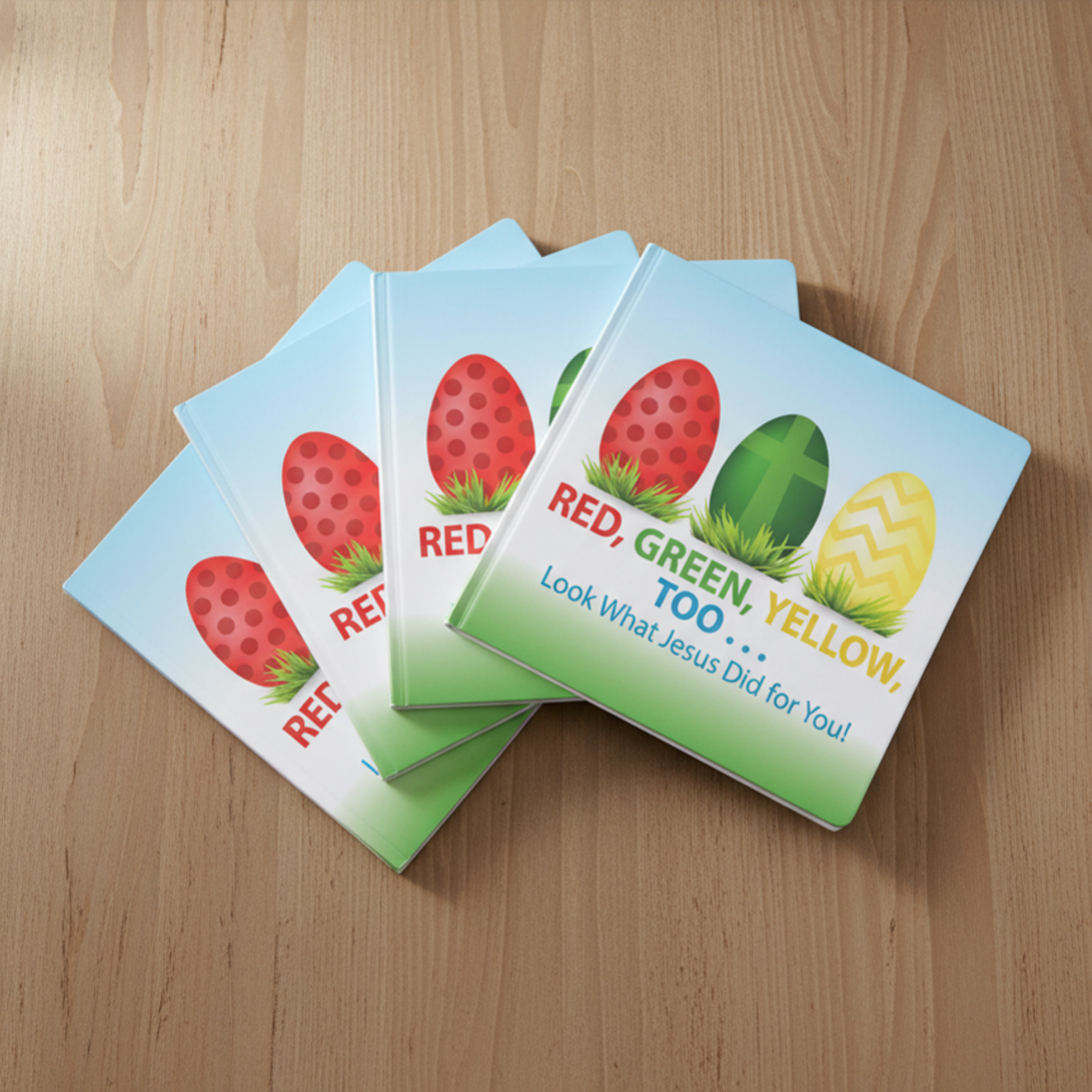 8-Page Board Book - Red, Green, Yellow, Too . . .
