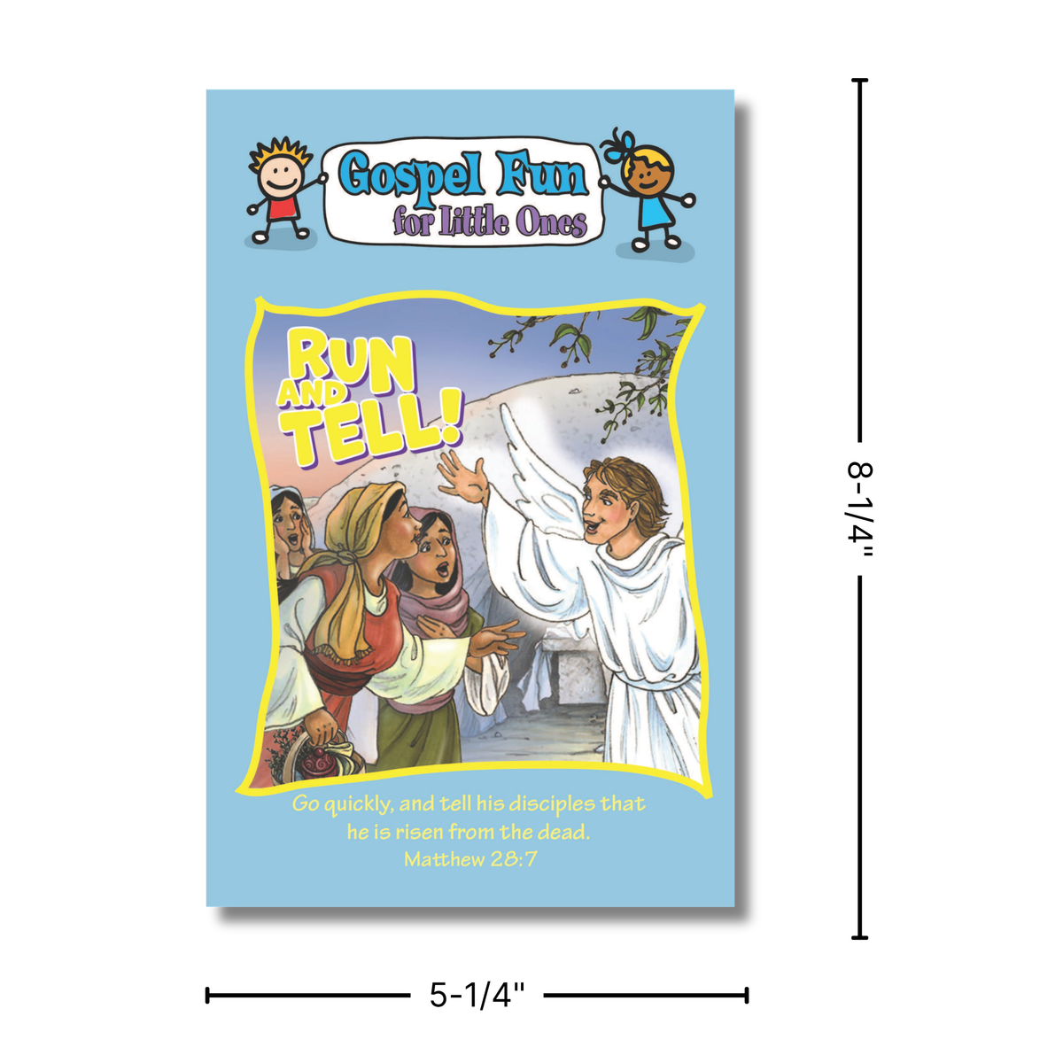 Gospel Fun for Little Ones Activity Booklet for Preschoolers - KJV - Run and Tell!