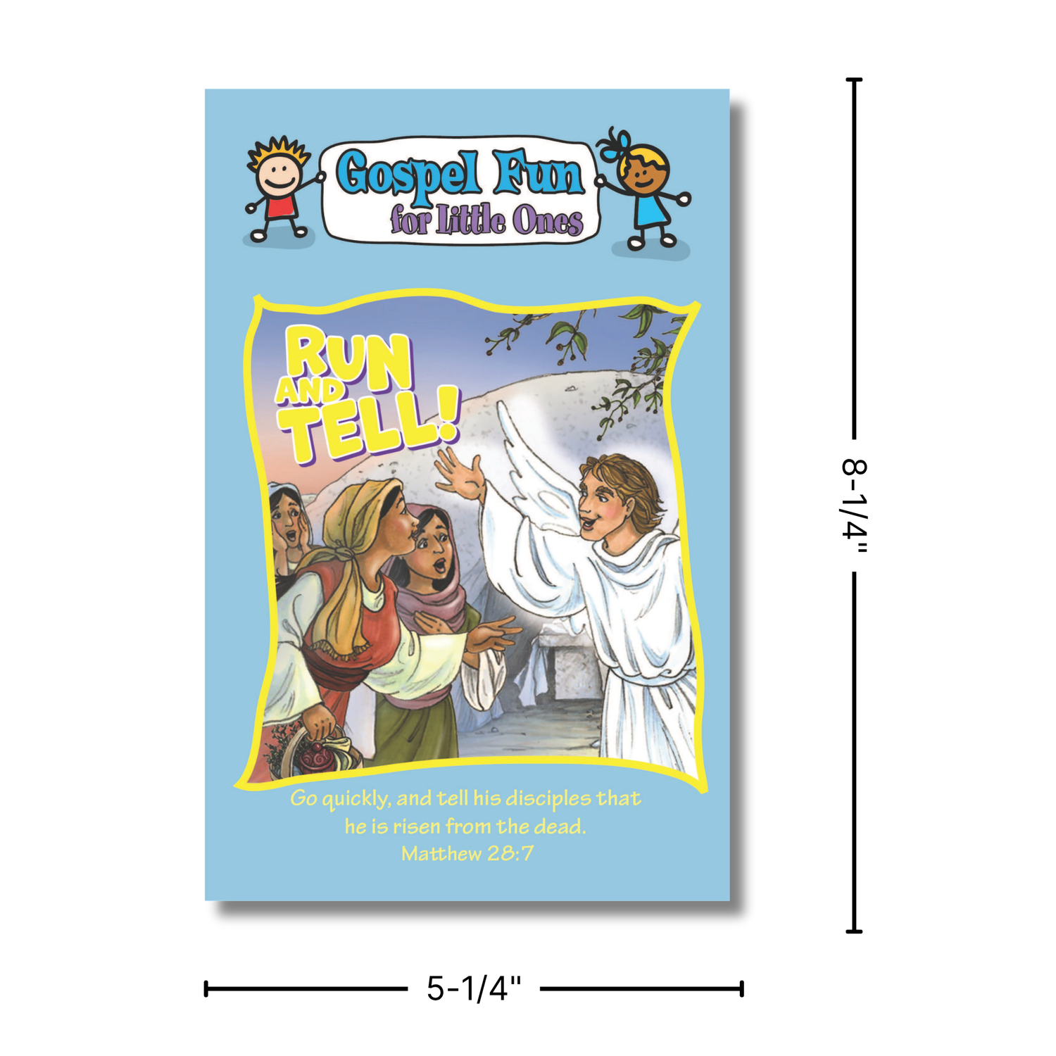 Gospel Fun for Little Ones Activity Booklet for Preschoolers - KJV - Run and Tell!