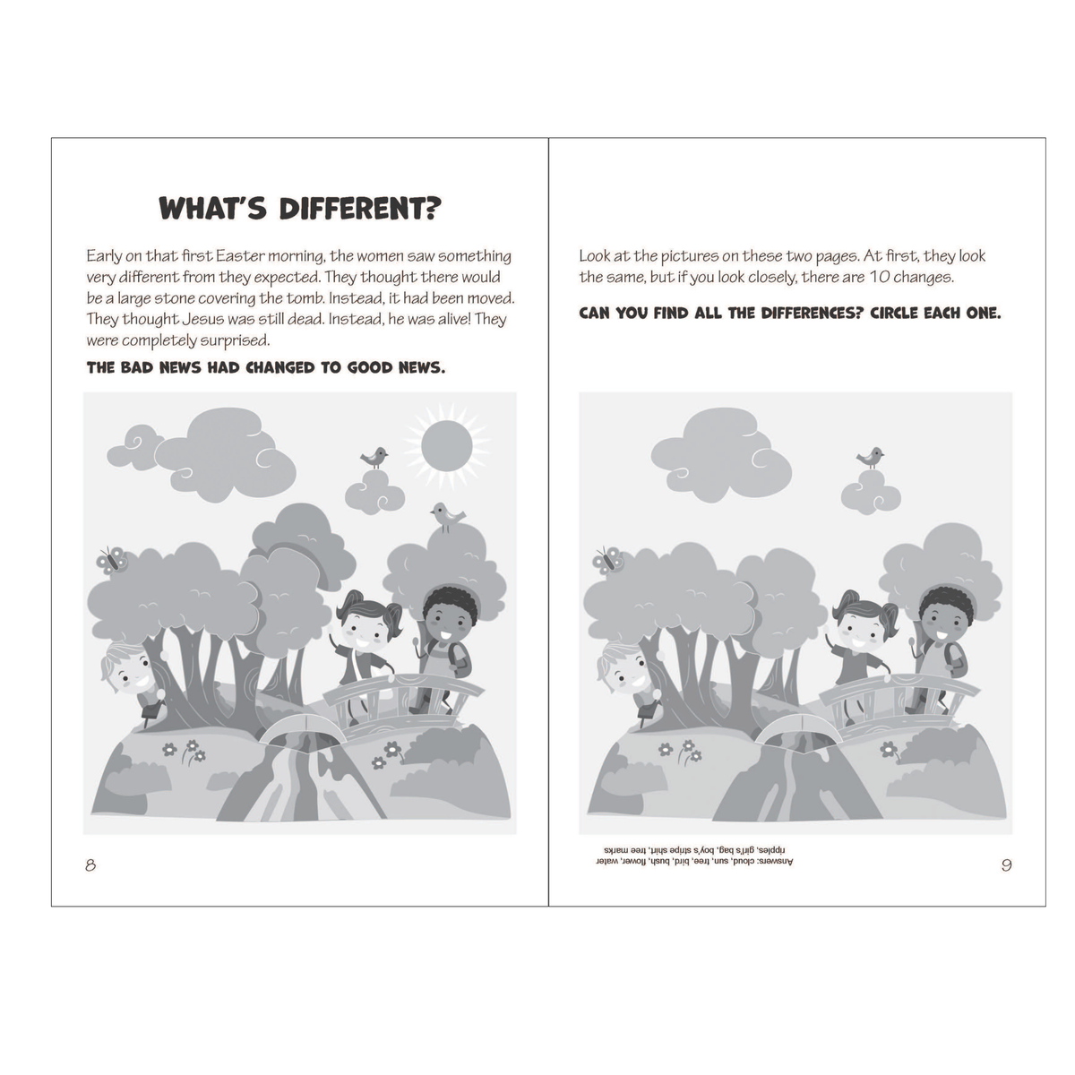 Gospel Fun for Little Ones Activity Booklet for Preschoolers - KJV - Run and Tell!