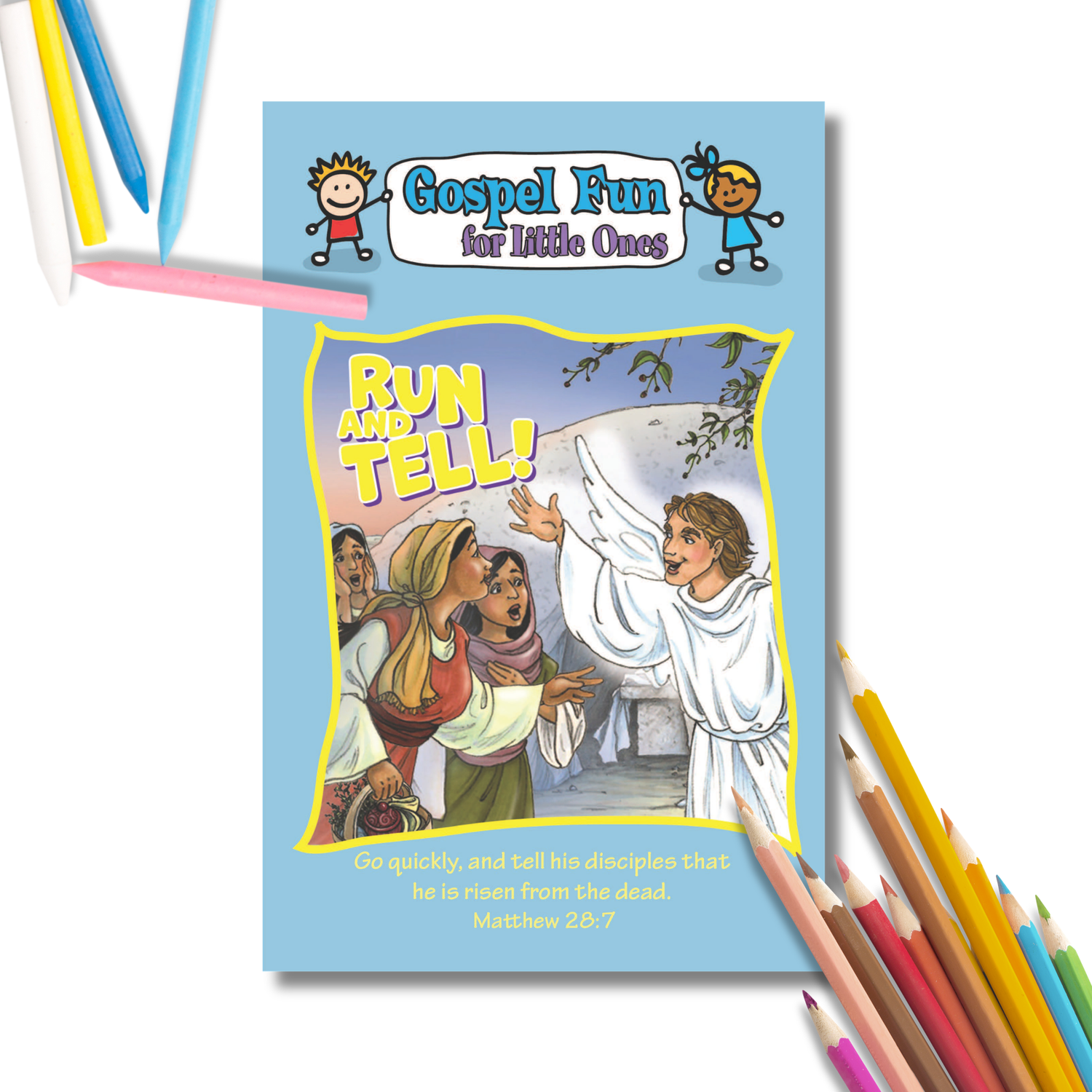 Gospel Fun for Little Ones Activity Booklet for Preschoolers - KJV - Run and Tell!