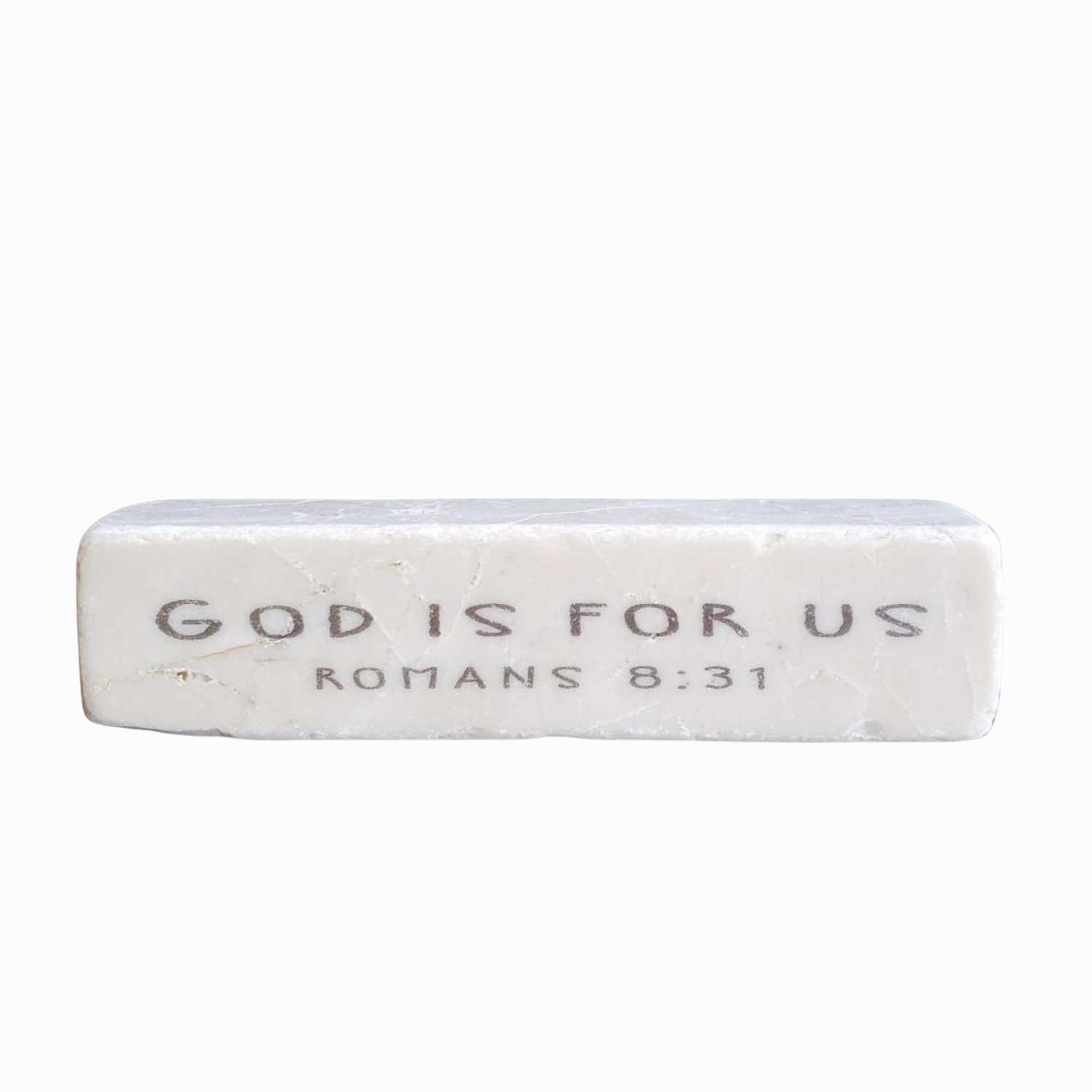 4" Scripture Stone - God Is For Us