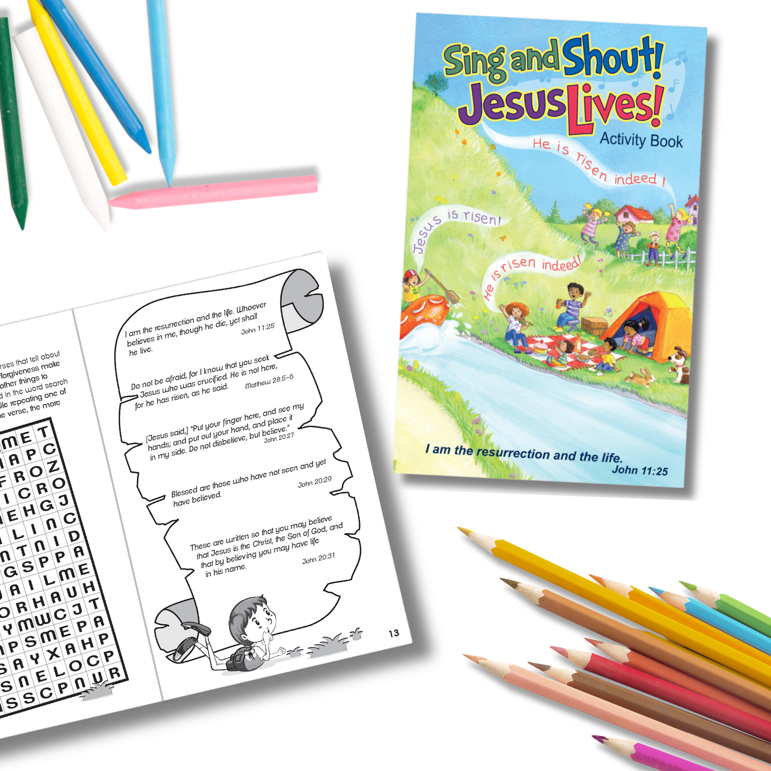 Activity Book - Sing and Shout! Jesus Lives!