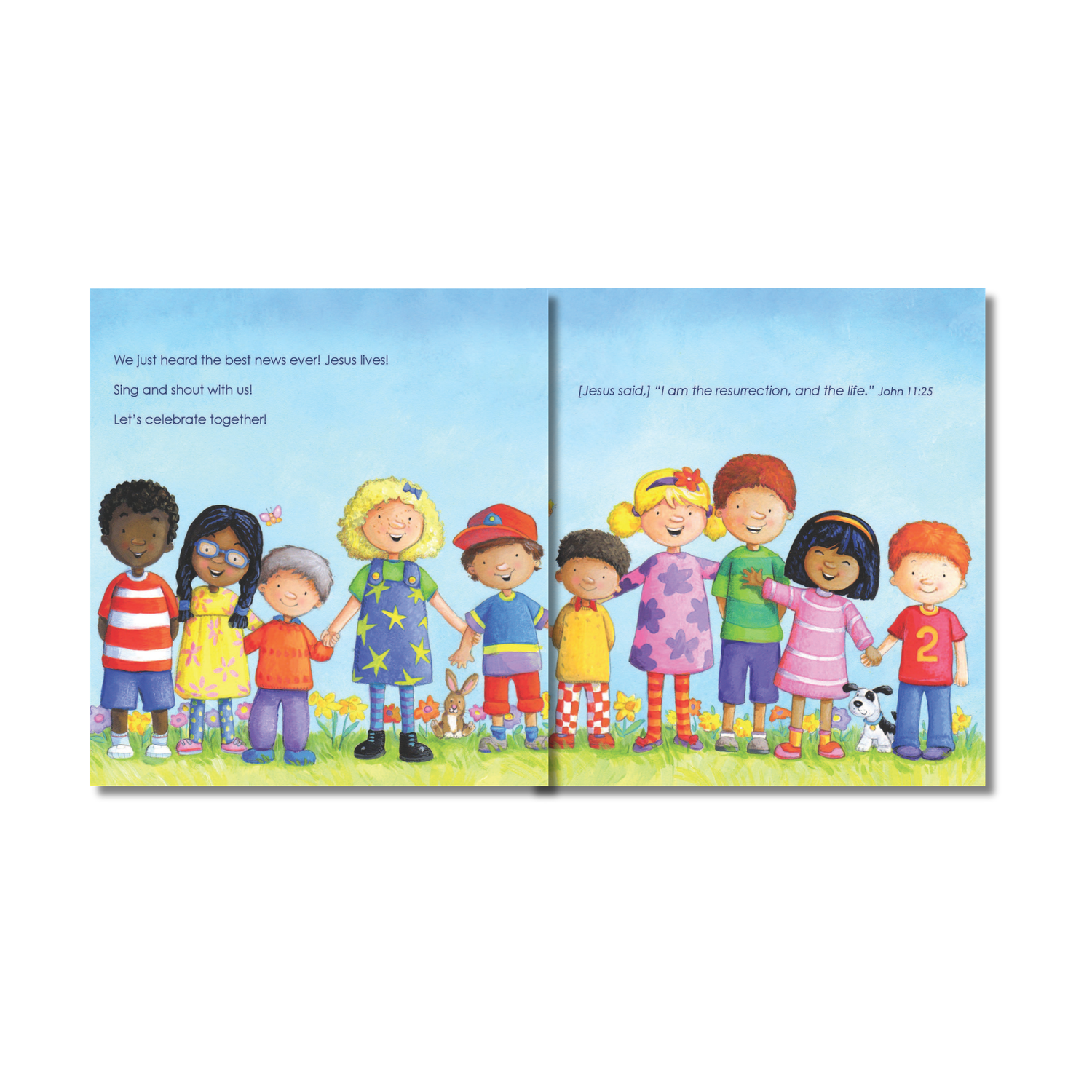 16-Page Children's Softcover Story Book - Sing and Shout! Jesus Lives!