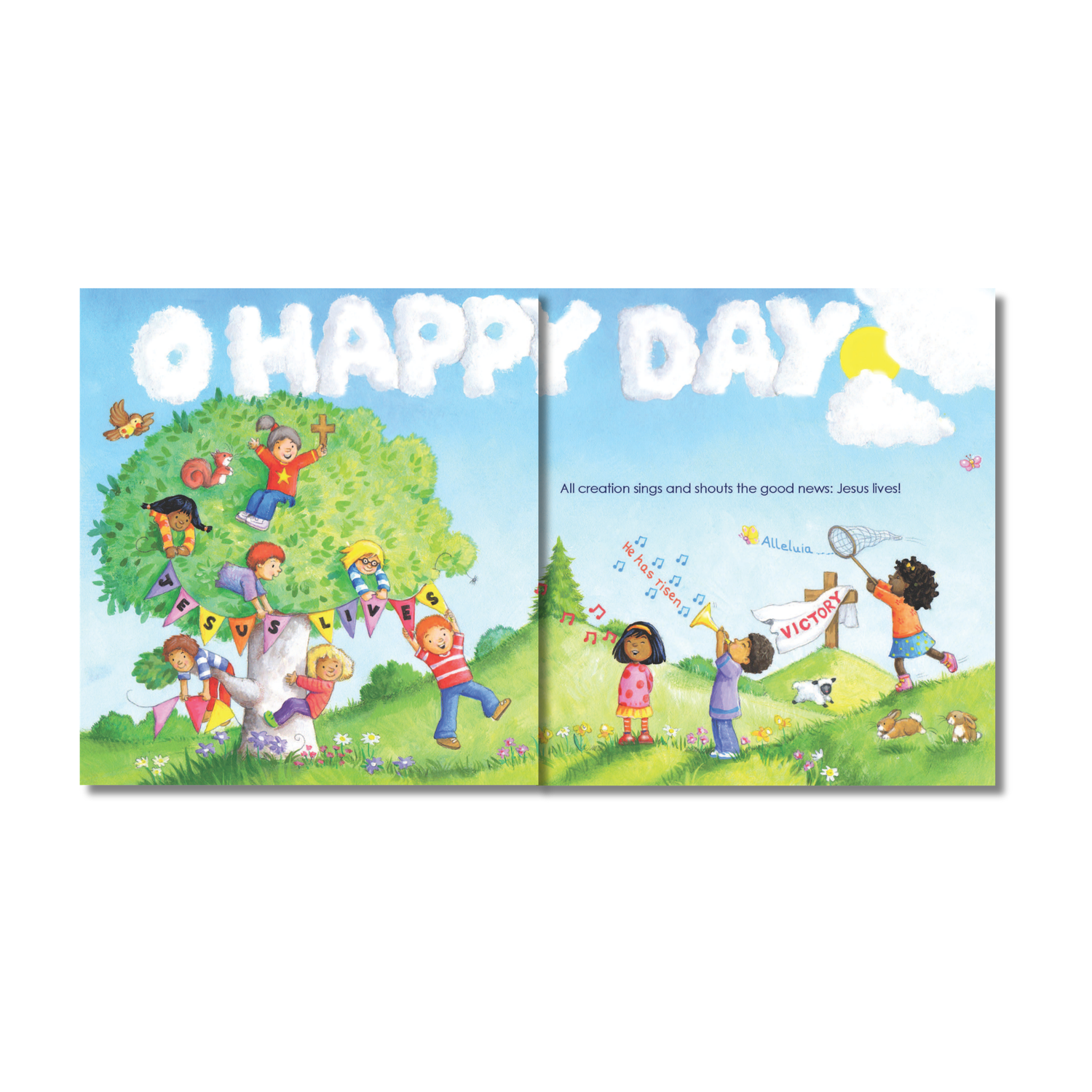 16-Page Children's Softcover Story Book - Sing and Shout! Jesus Lives!