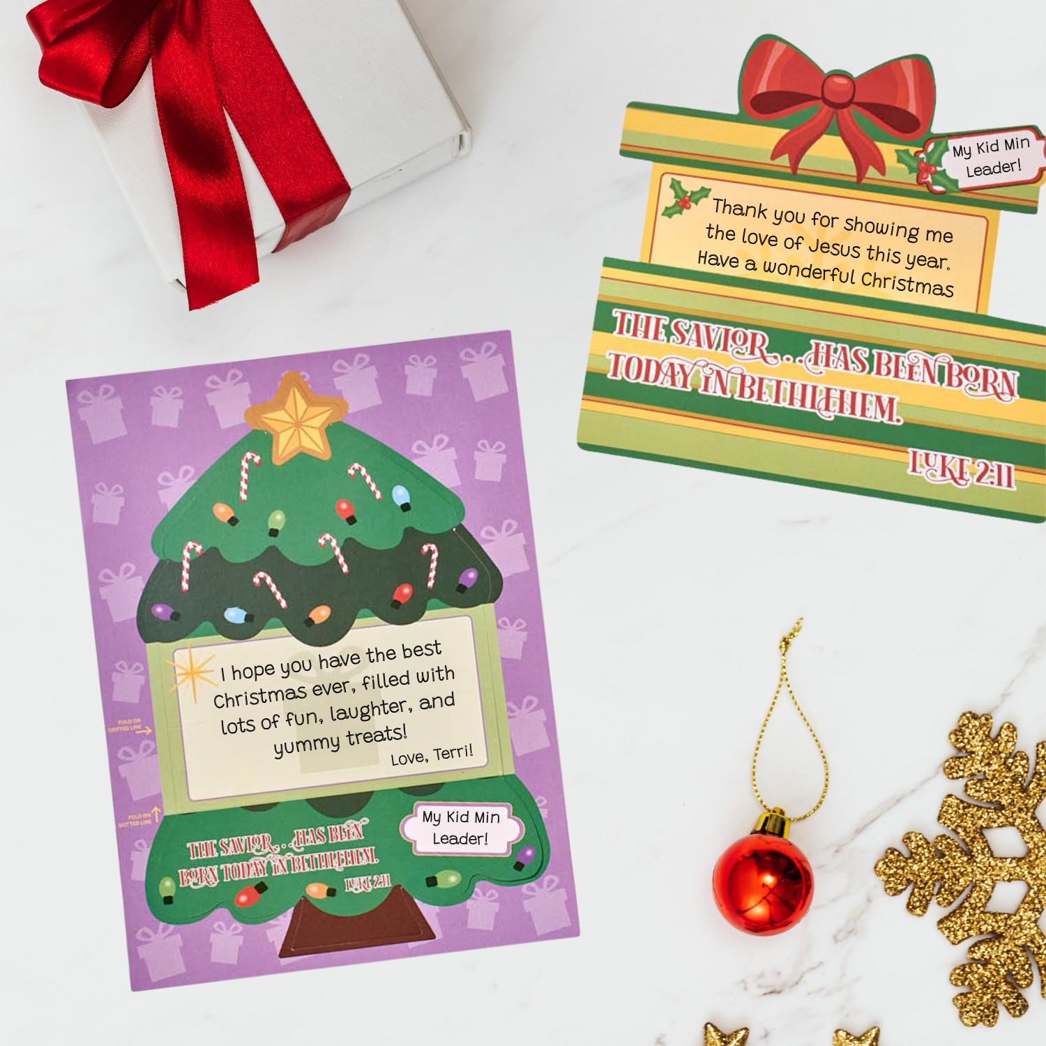 Kids Christmas Card Activity