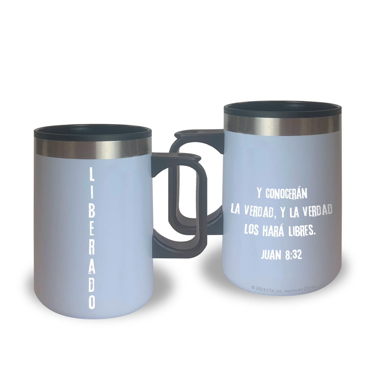 10oz Insulated Beverage Mug in Gift Box - SPANISH - Set Free