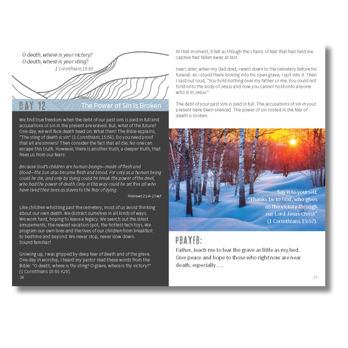 Full-Color Devotion Book for Men - Set Free