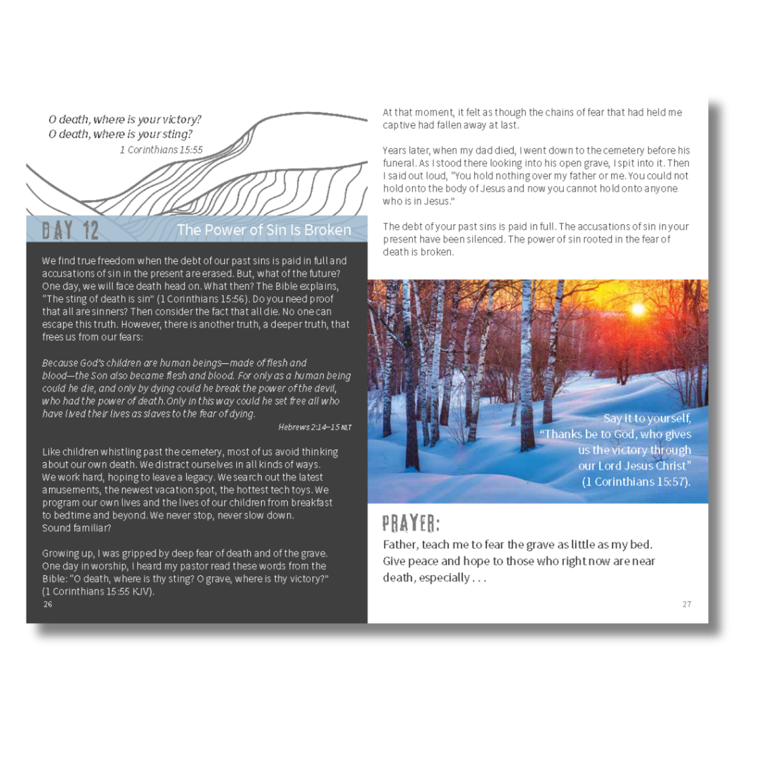 Full-Color Devotion Book for Men - Set Free