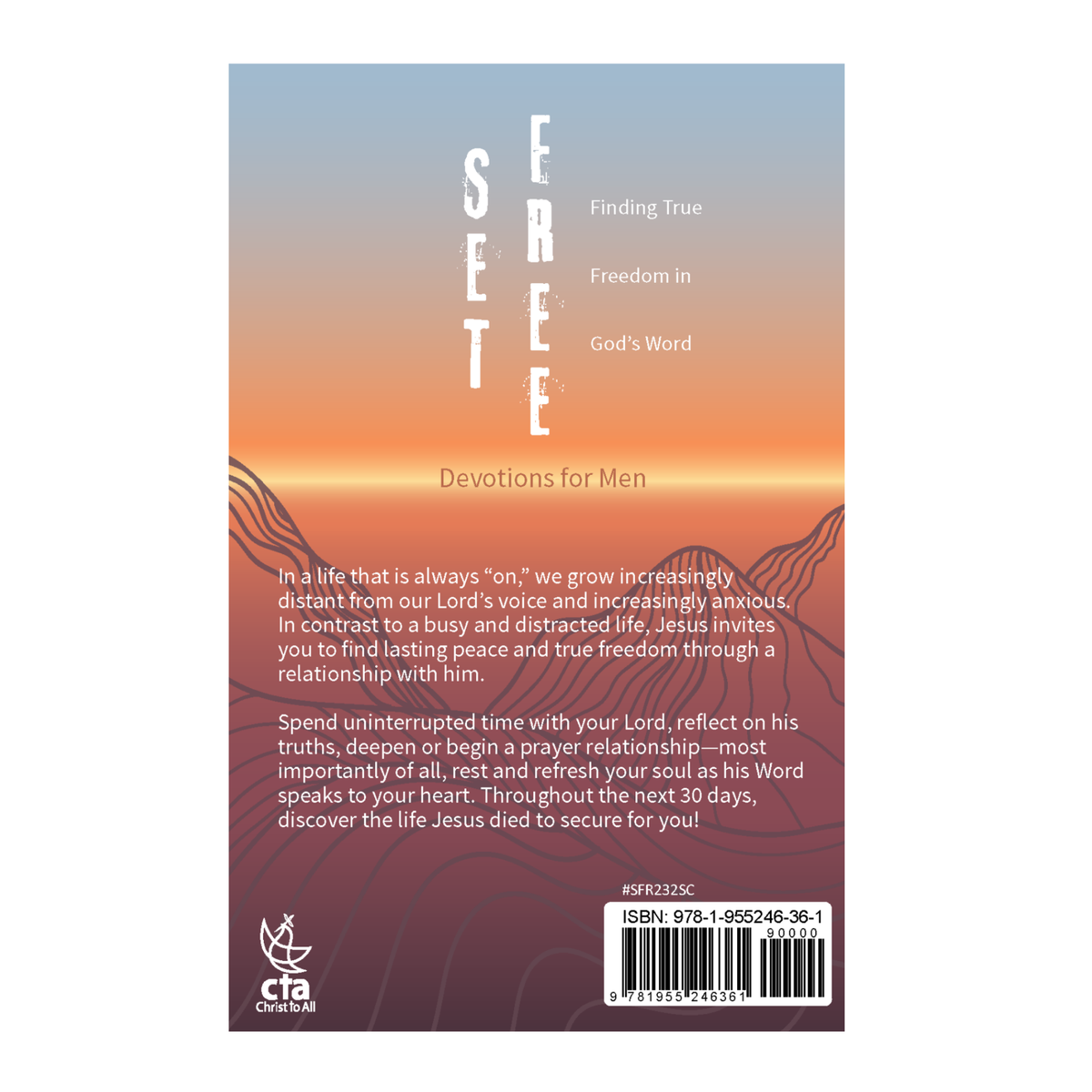 Full-Color Devotion Book for Men - Set Free