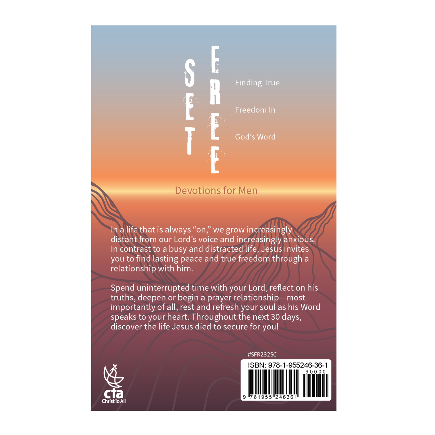 Full-Color Devotion Book for Men - Set Free