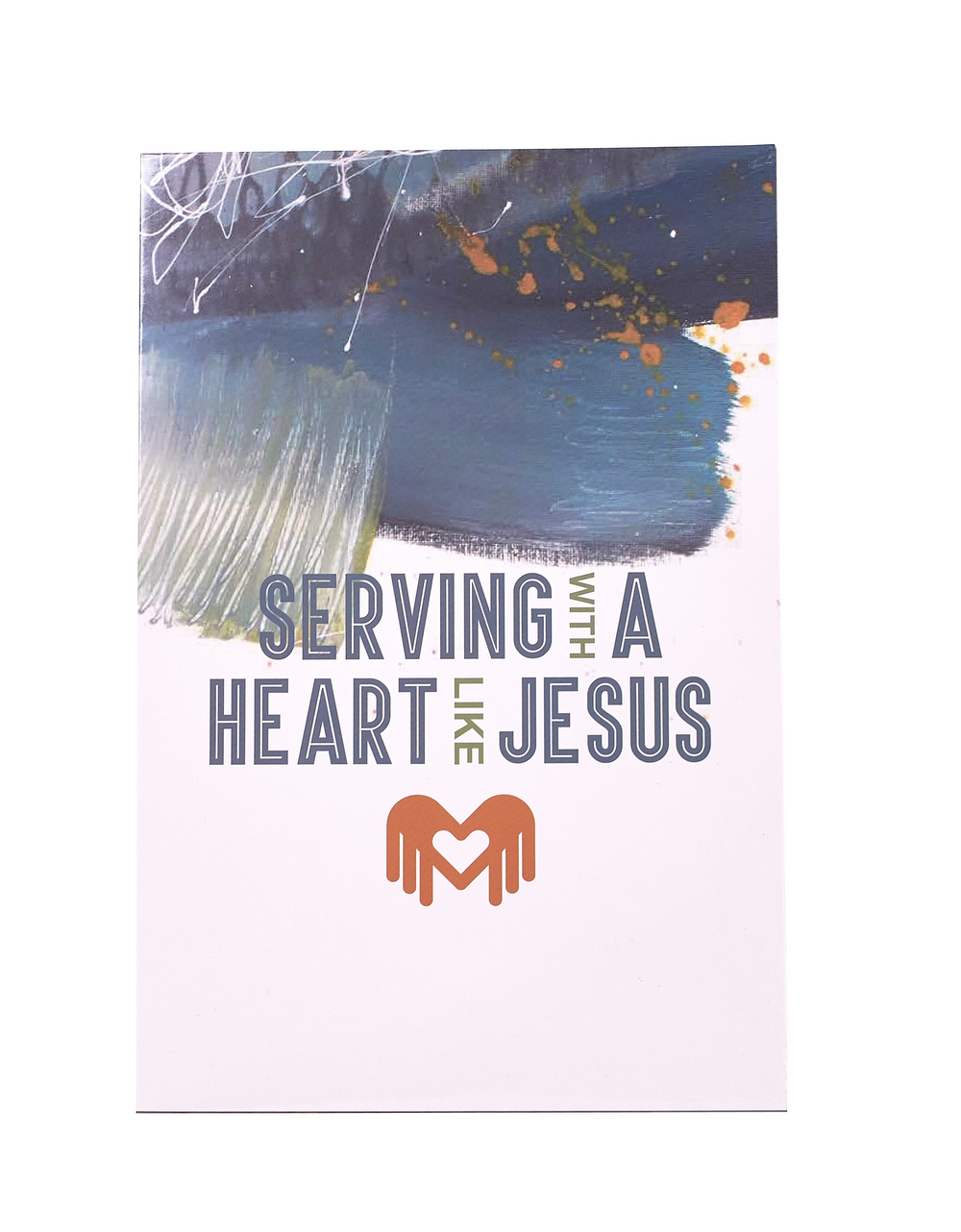 9" x 11" Dual Pocket Brochure Holder - Serving with a Heart like Jesus