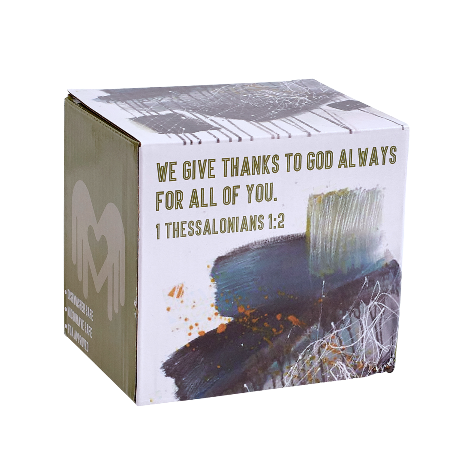 12oz Ceramic Mug in Gift Box - Serving with a Heart like Jesus