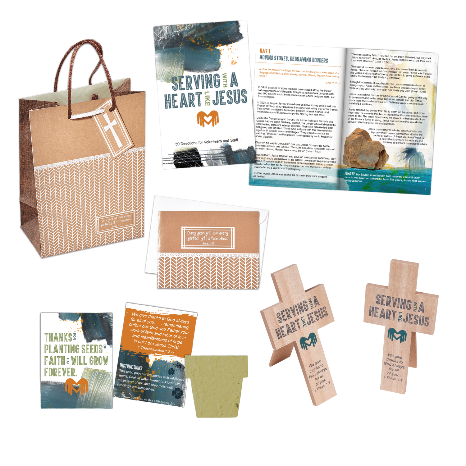 Appreciation Gift Set - Serving with a Heart like Jesus