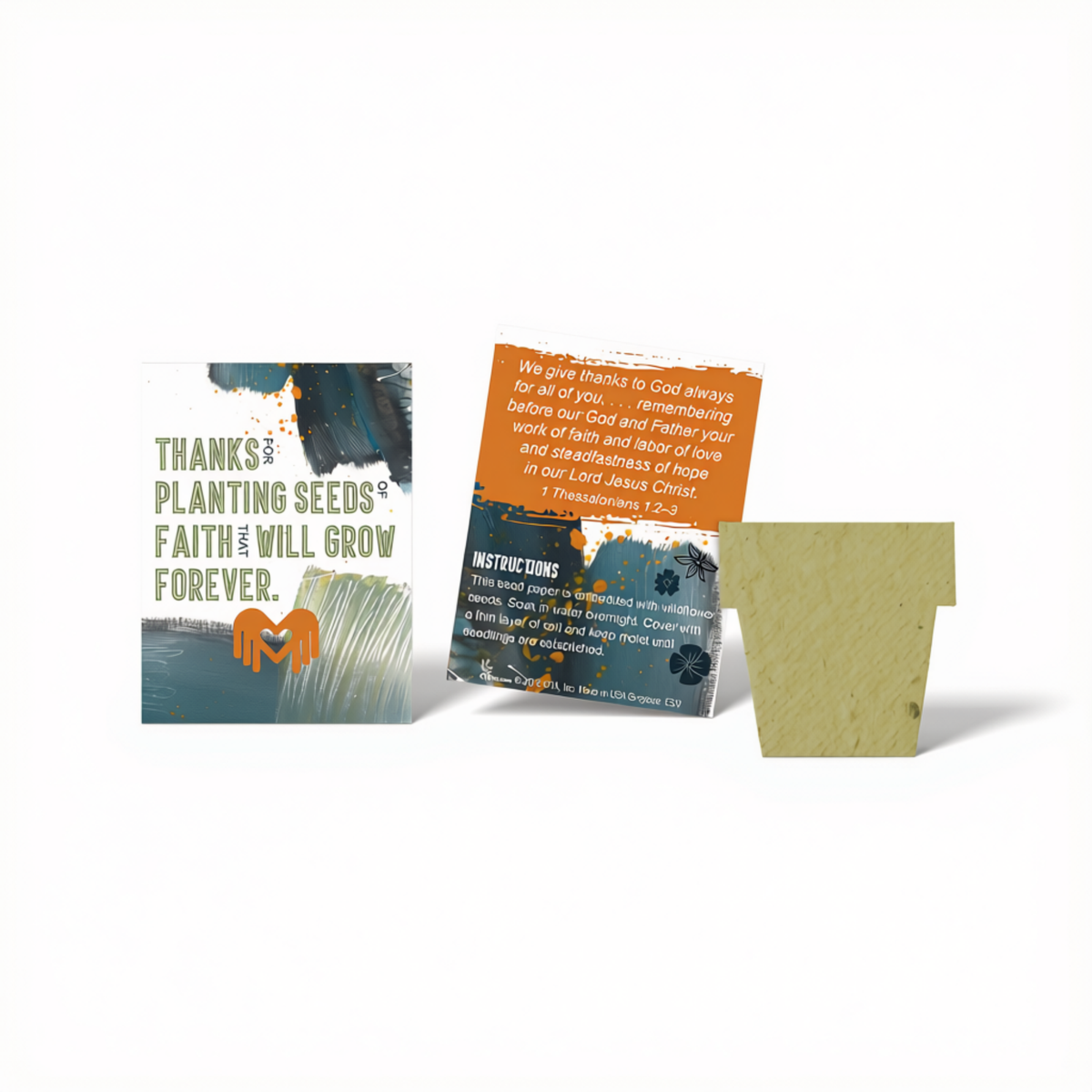 Recycled Seed Gift Pack - Thank You for Planting Seeds of Faith