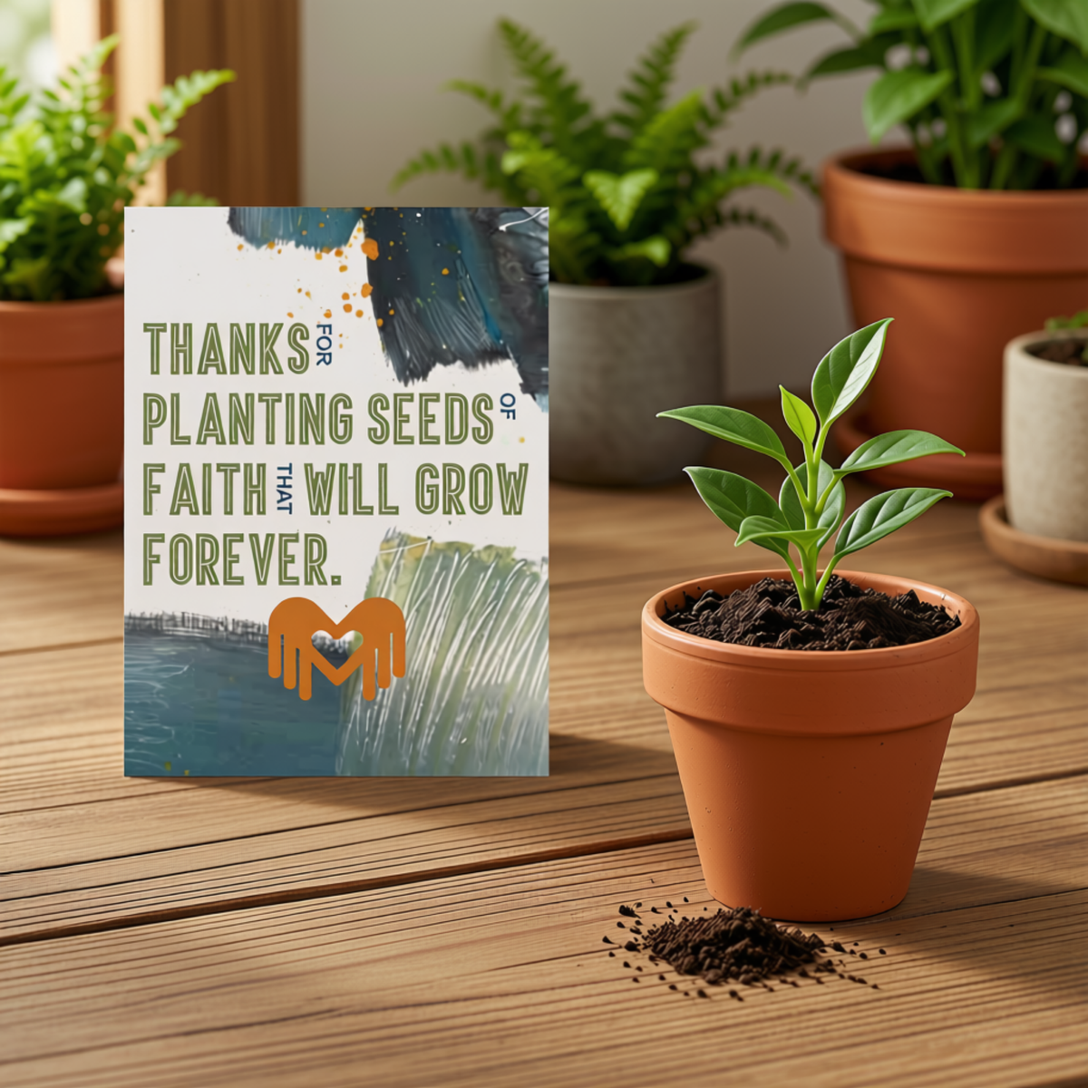 Recycled Seed Gift Pack - Thank You for Planting Seeds of Faith