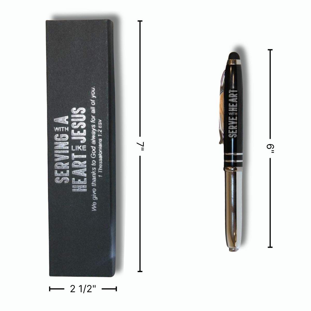 3-in-1 Pen in Gift Box - Serving with a Heart like Jesus