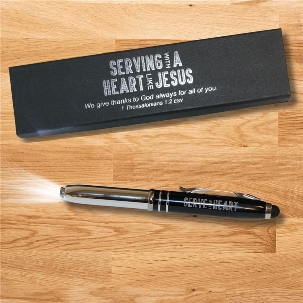 3-in-1 Pen in Gift Box - Serving with a Heart like Jesus