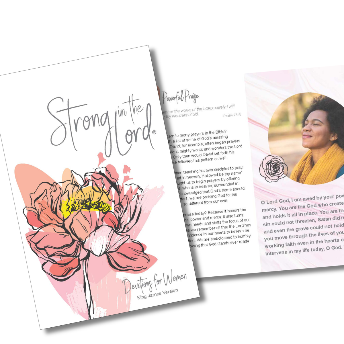 64-Page Devotion Book for Women - KJV - Strong in the Lord