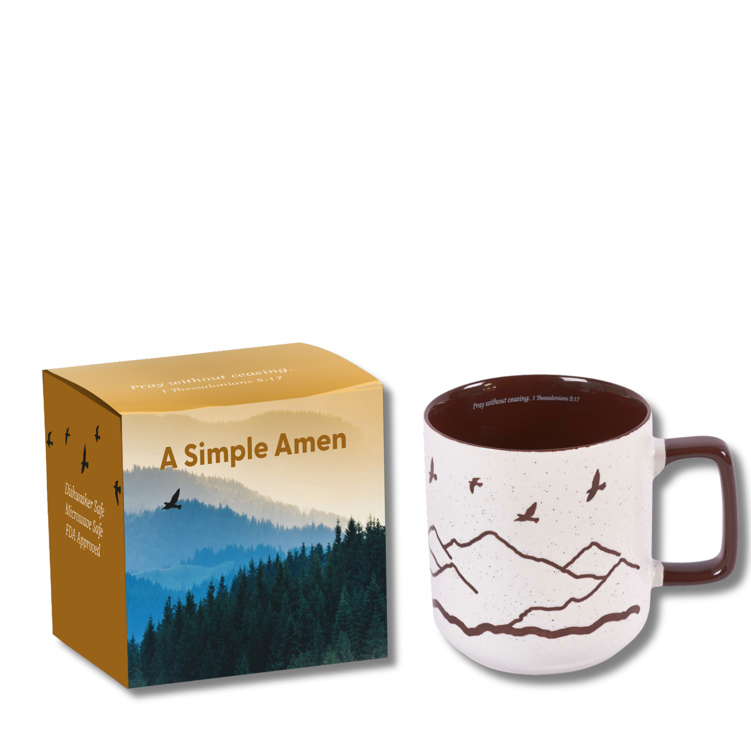 Ceramic Mug in Gift Box - A Simple Amen