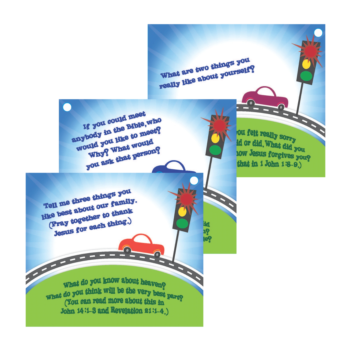 Teachable Moments To-Go Stoplight Chat Cards for Kids