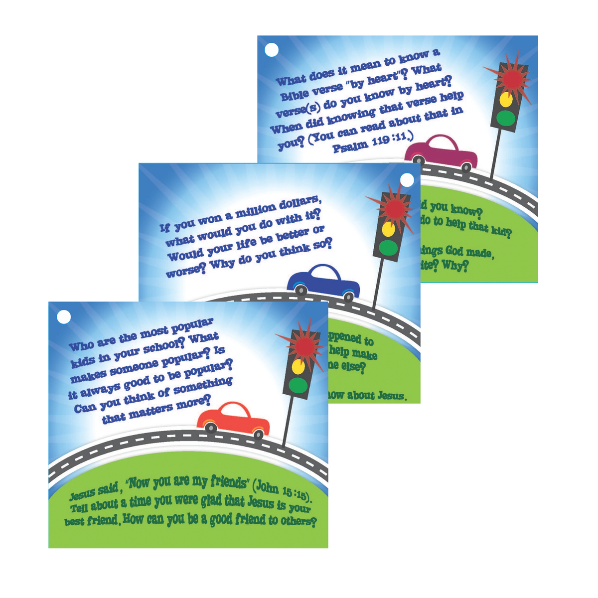 Teachable Moments To-Go Stoplight Chat Cards for Kids