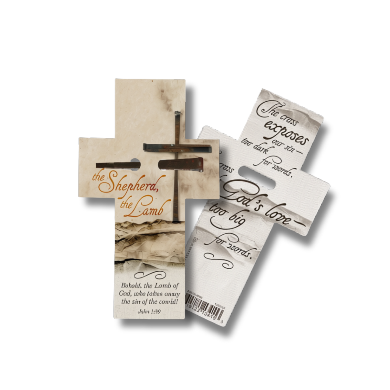 Cross Nail Bookmark - The Shepherd, the Lamb