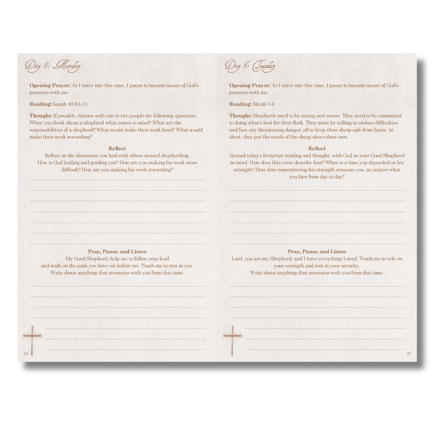 Devotional Prayer Journal - The Shepherd, the Lamb