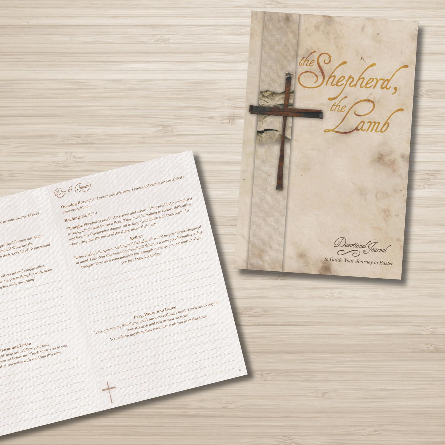 Devotional Prayer Journal - The Shepherd, the Lamb