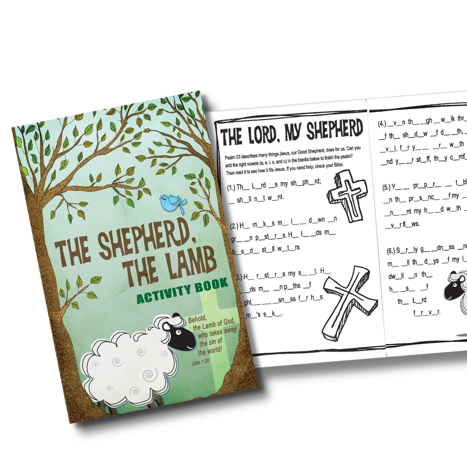 16-Page Activity Booklet - The Shepherd, The Lamb