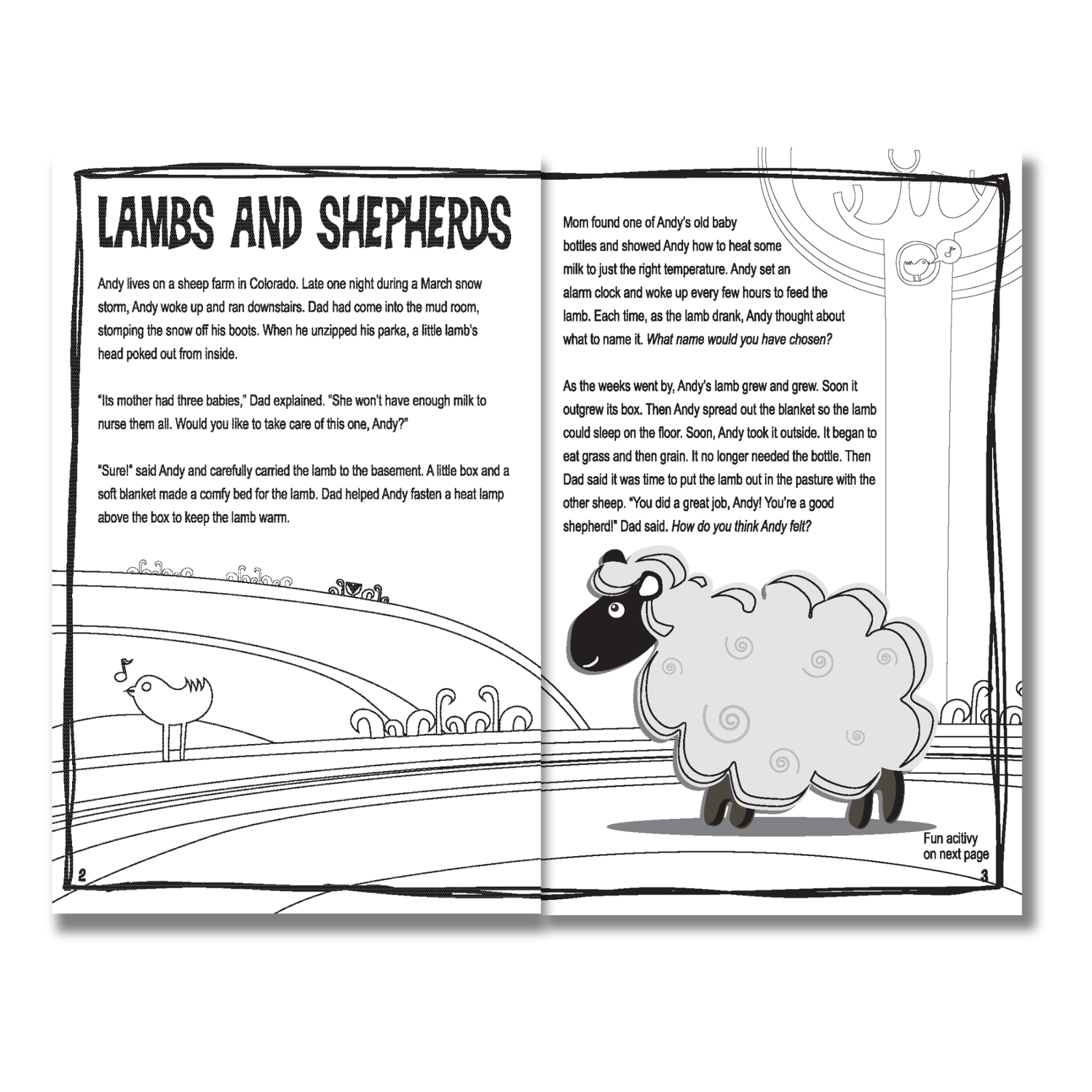16-Page Activity Booklet - The Shepherd, The Lamb