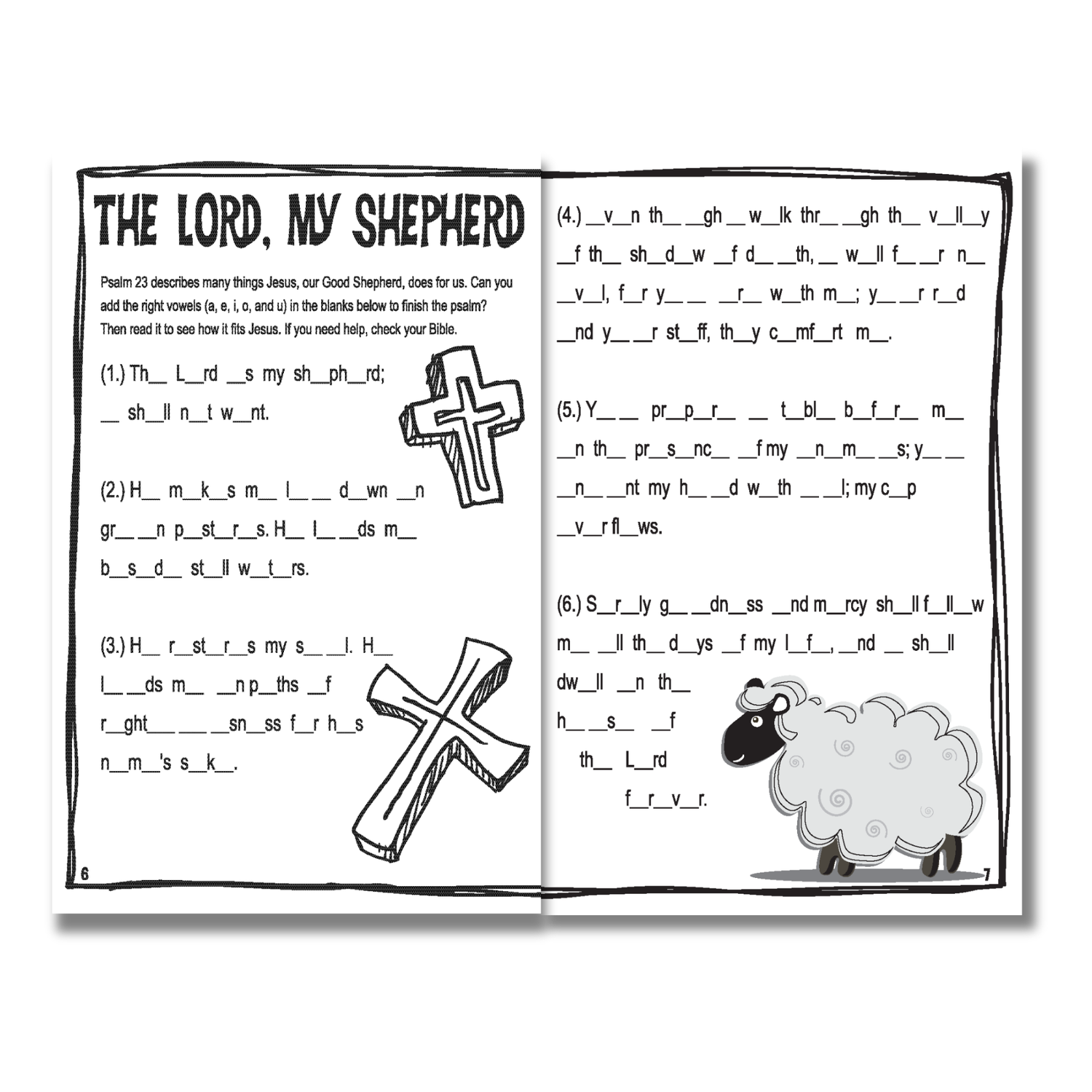16-Page Activity Booklet - The Shepherd, The Lamb
