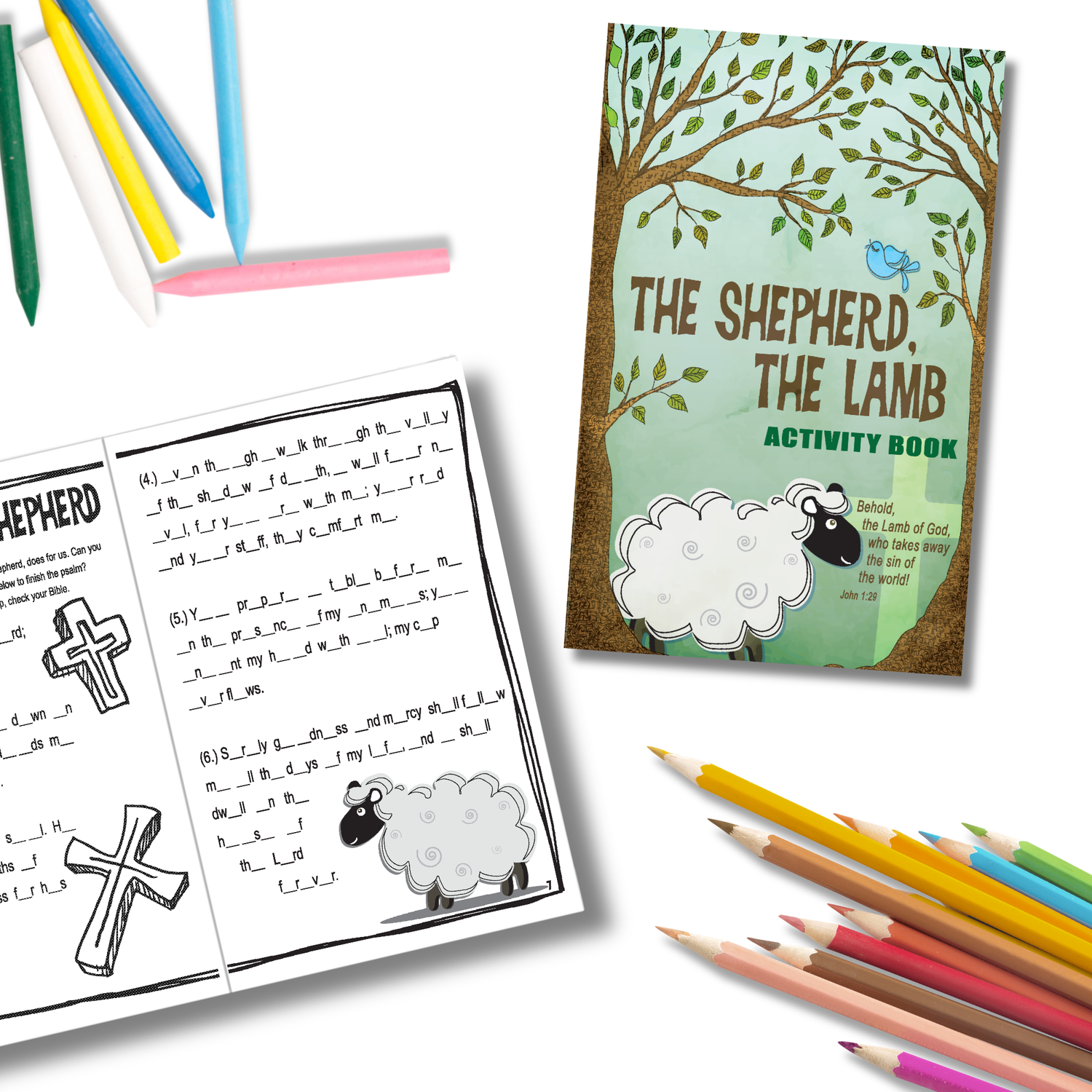 16-Page Activity Booklet - The Shepherd, The Lamb