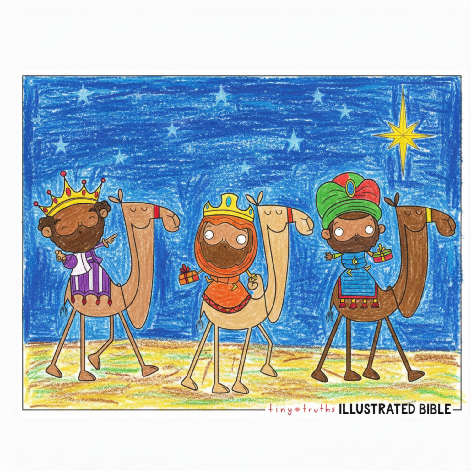 DIGITAL DOWNLOAD Tiny Truths Christmas Story Coloring Pages