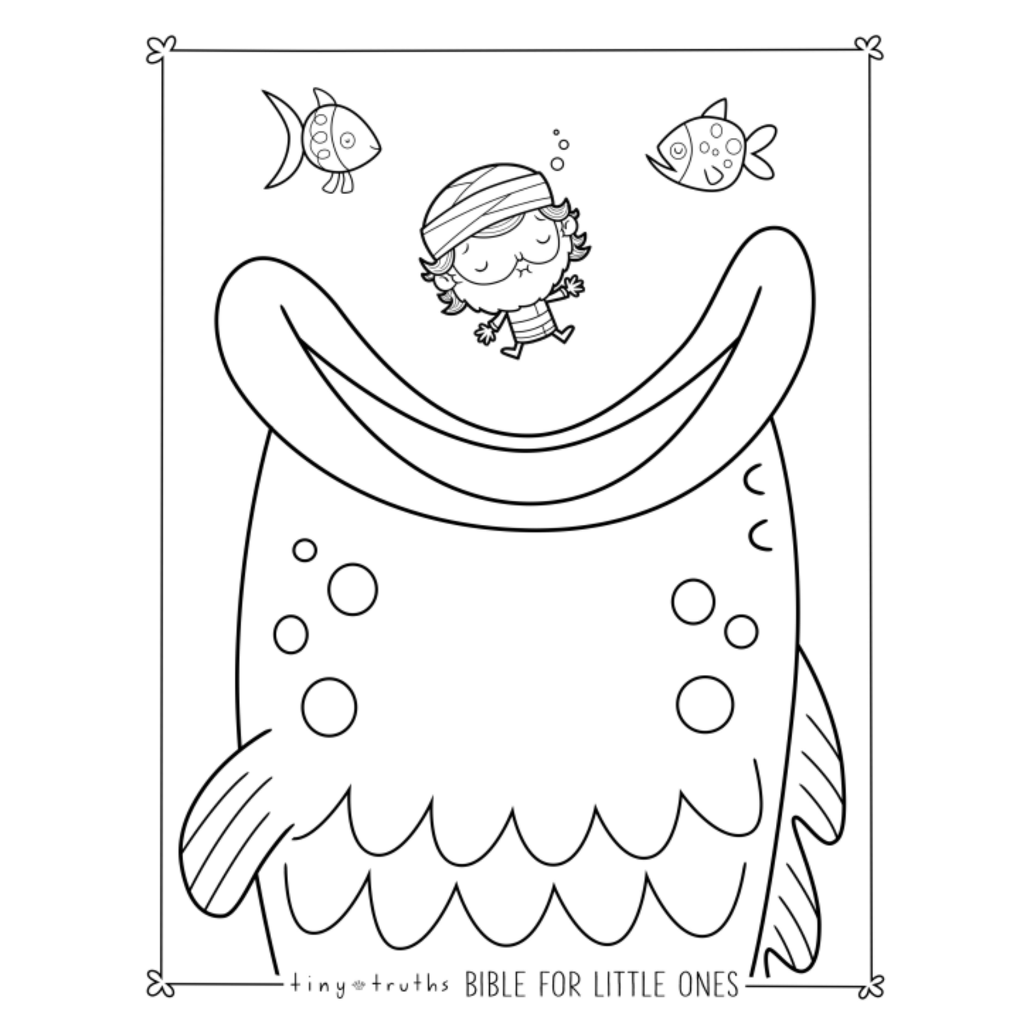 DIGITAL DOWNLOAD Tiny Truths Bible for Little Ones Coloring Pages