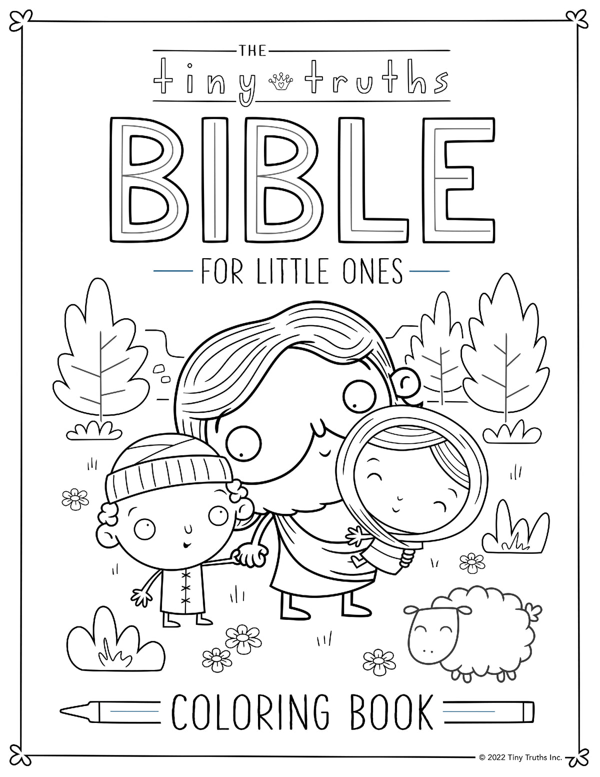 DIGITAL DOWNLOAD Tiny Truths 10 Bible for Little Ones Coloring Pages