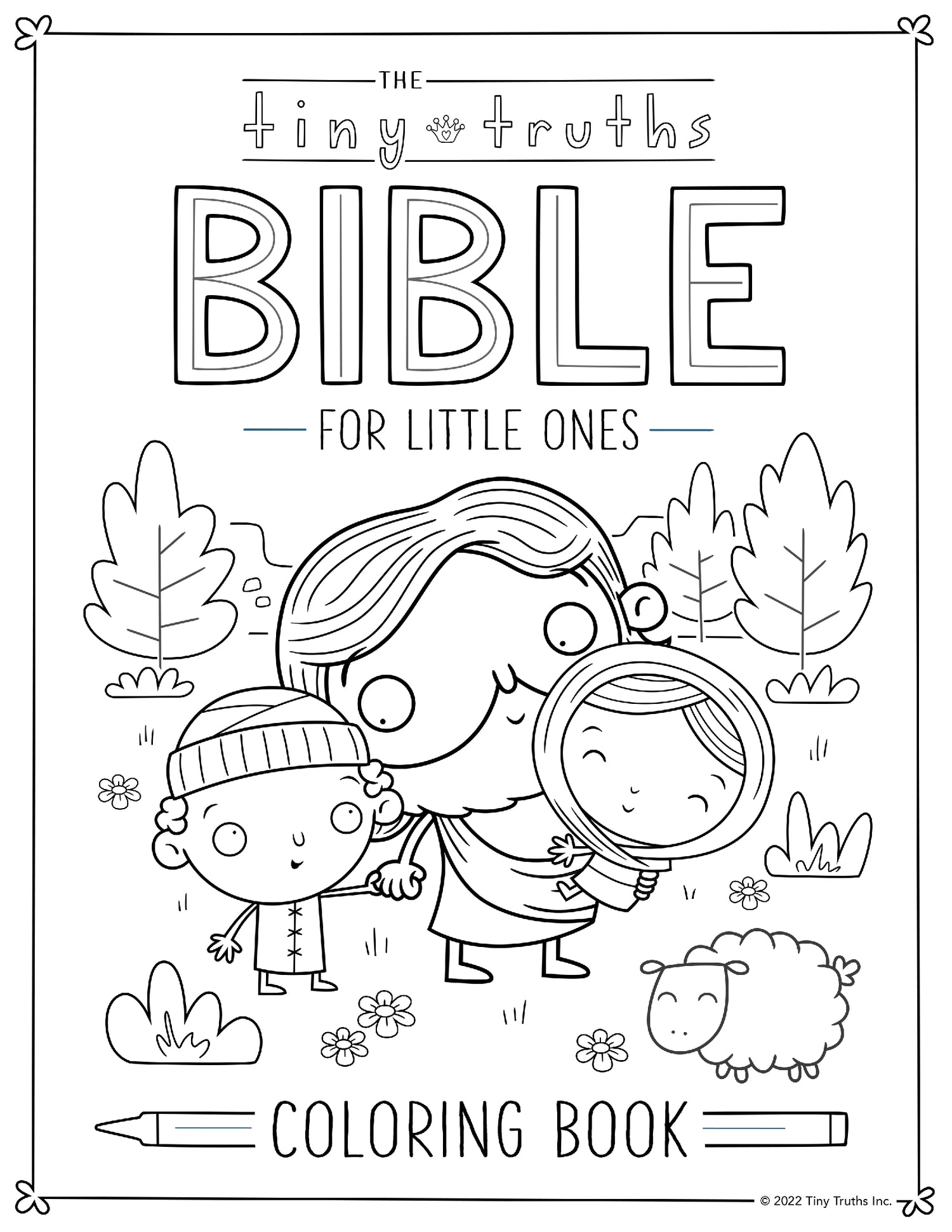 Tiny Truths Bible for Little Ones Digital Coloring Pages