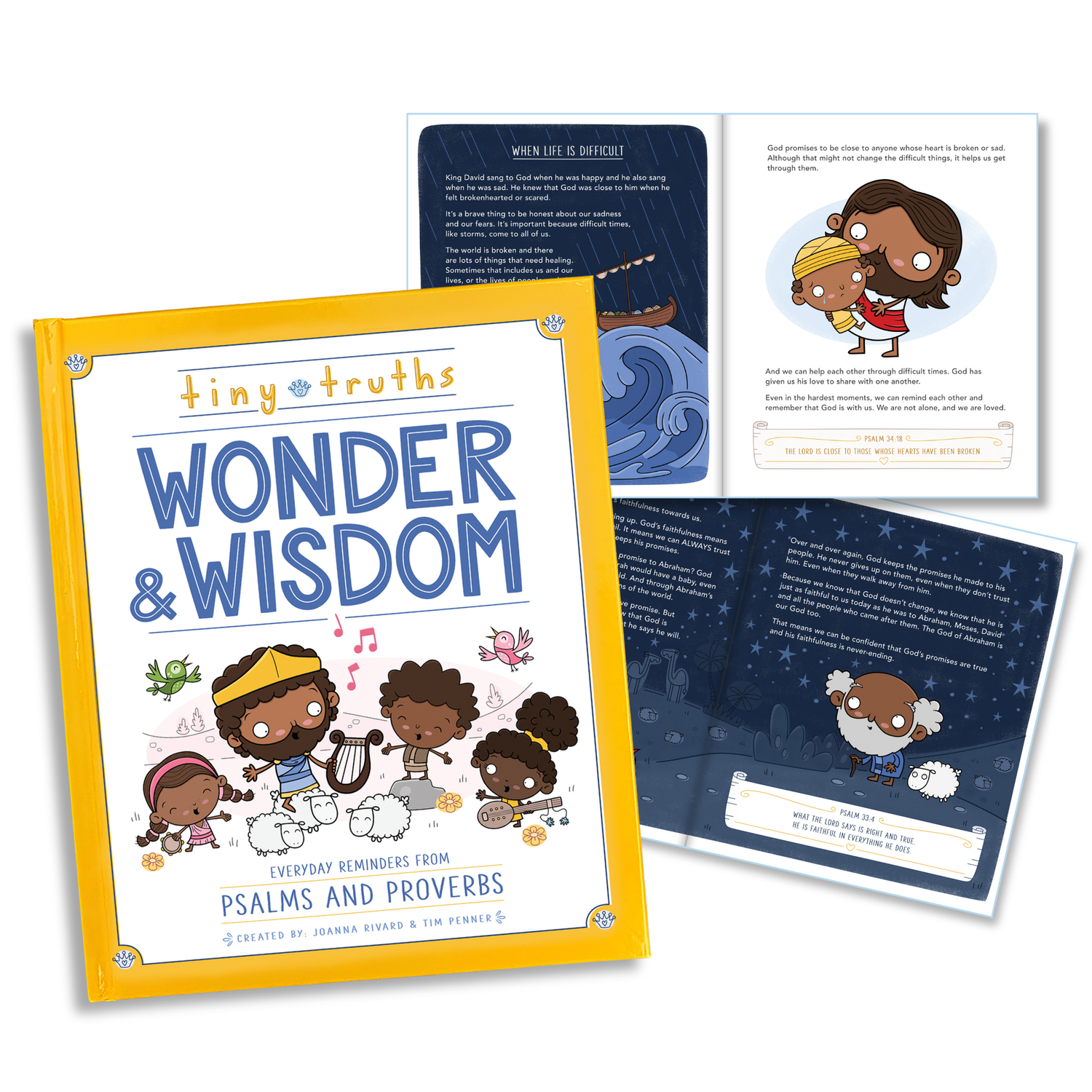 Tiny Truths Wonder & Wisdom Book - Everyday Reminders from Psalms and Proverbs