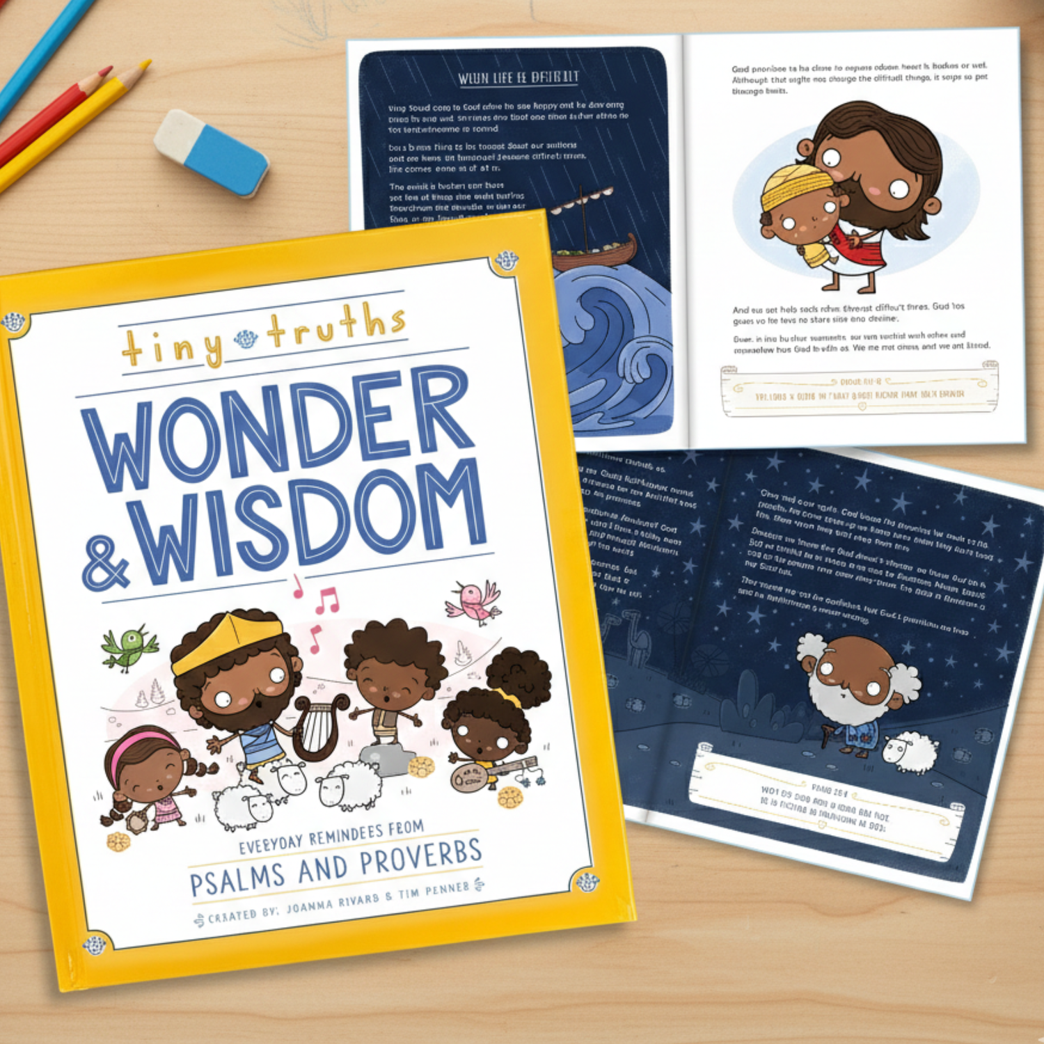 Tiny Truths Wonder & Wisdom Book - Everyday Reminders from Psalms and Proverbs
