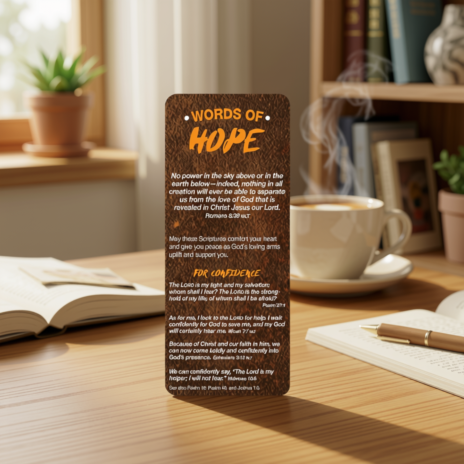 3" x 7" XL Scripture Reference Card - Words of Hope