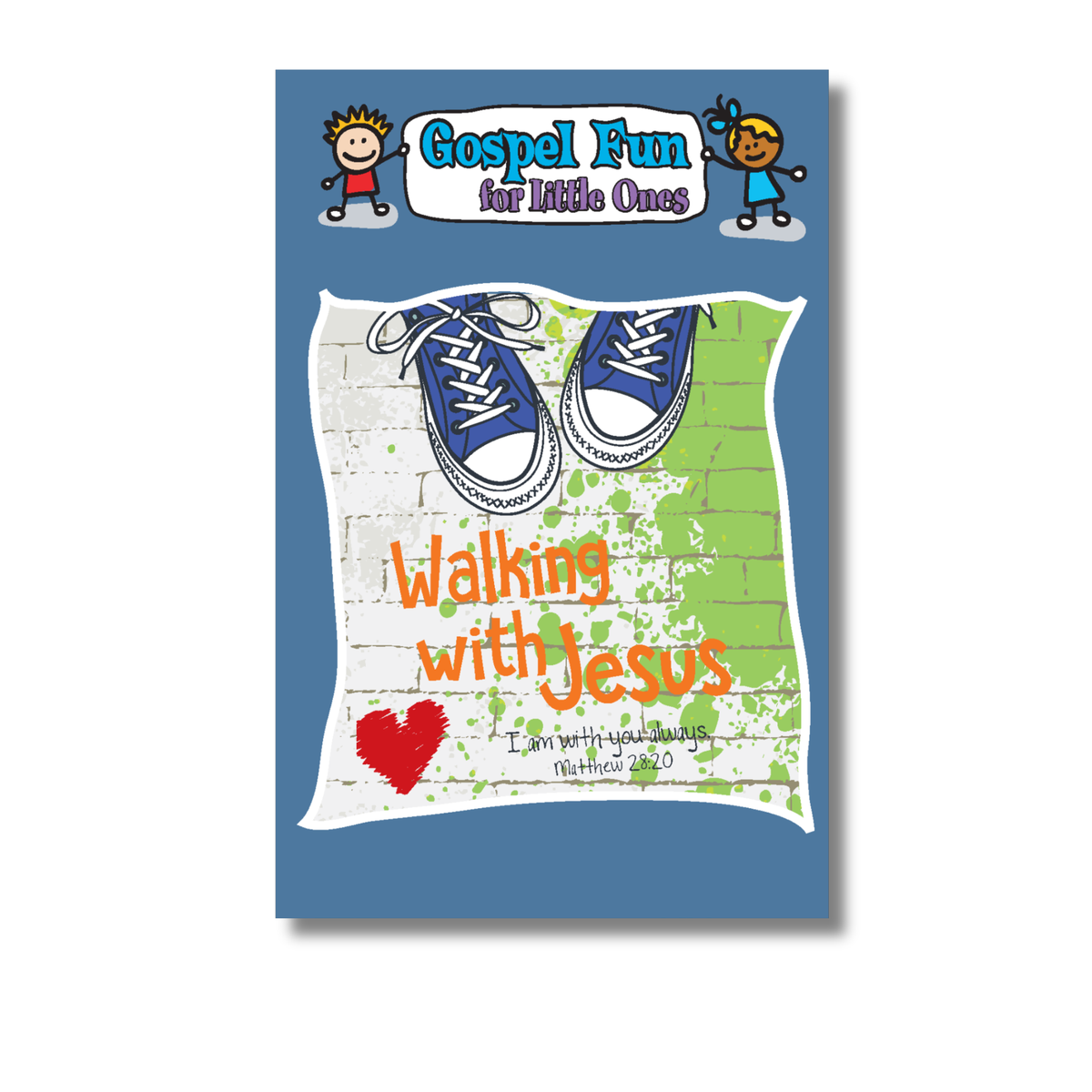 Gospel Fun for Little Ones Activity Booklet for Preschoolers - Walking with Jesus