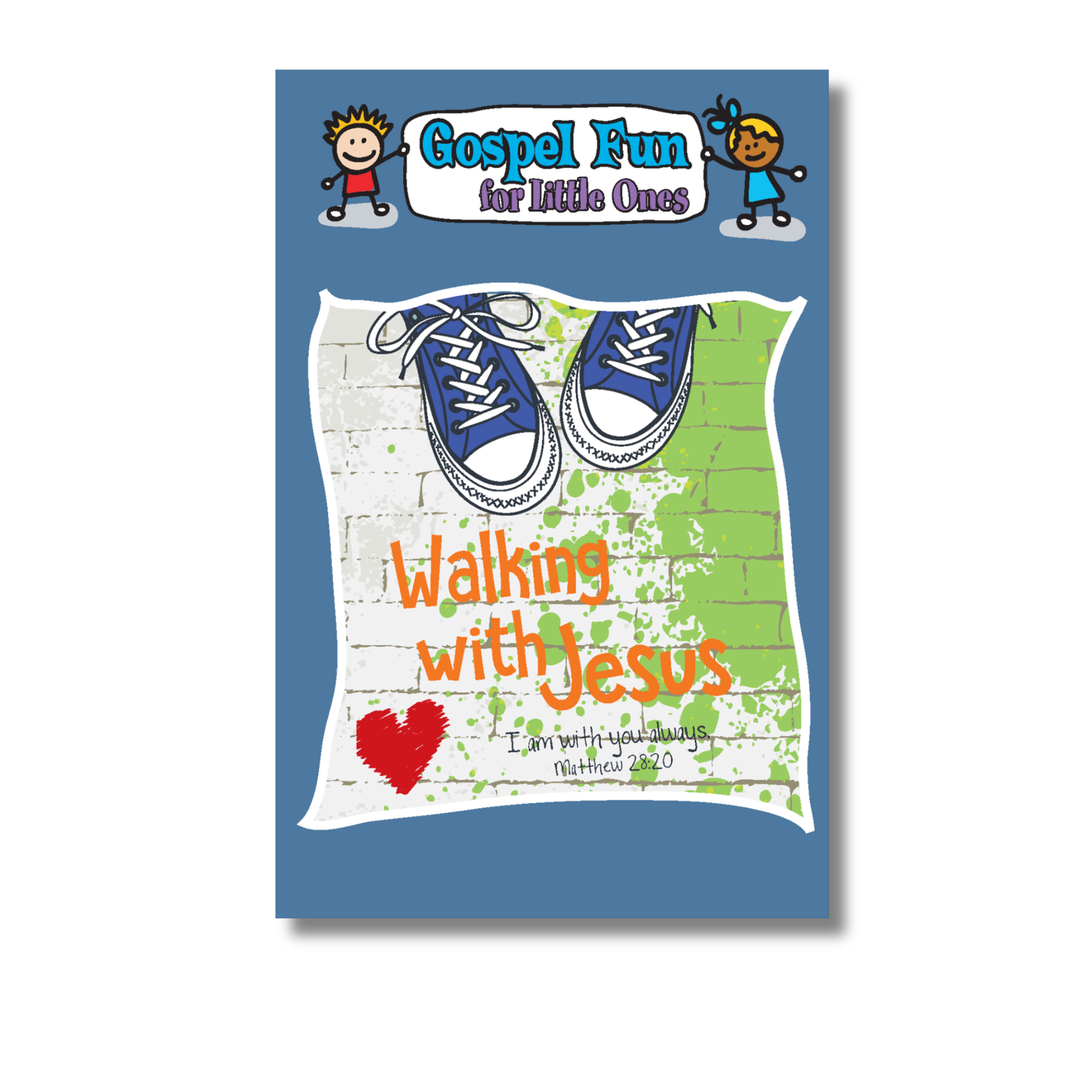 Gospel Fun for Little Ones Activity Booklet for Preschoolers - Walking with Jesus