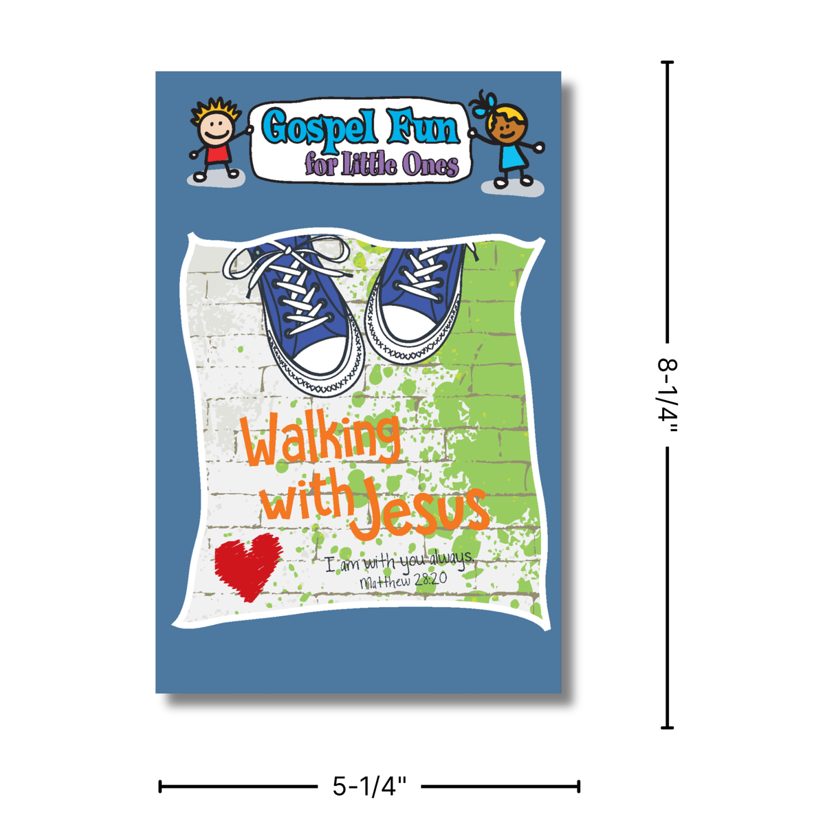 Gospel Fun for Little Ones Activity Booklet for Preschoolers - Walking with Jesus
