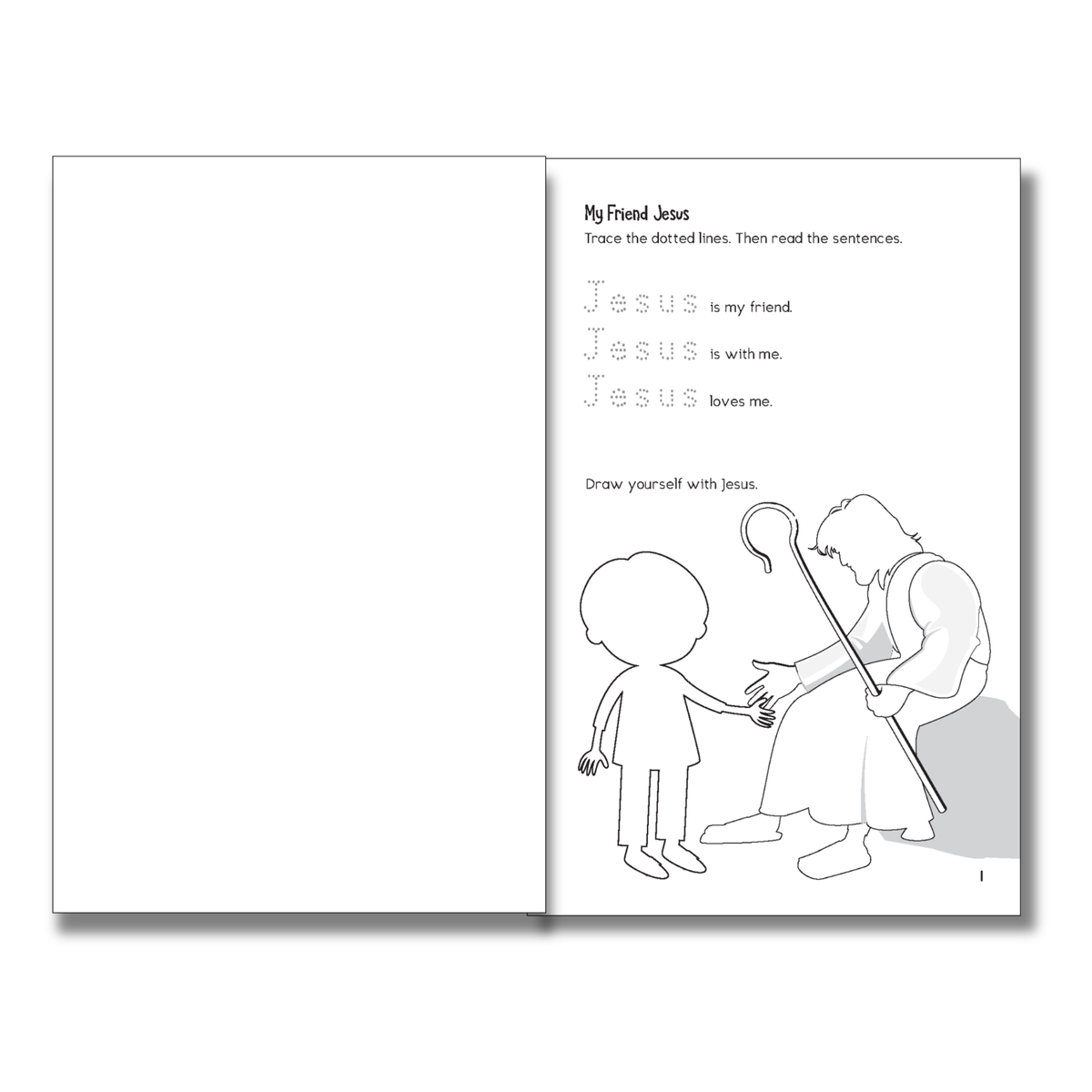Gospel Fun for Little Ones Activity Booklet for Preschoolers - Walking with Jesus