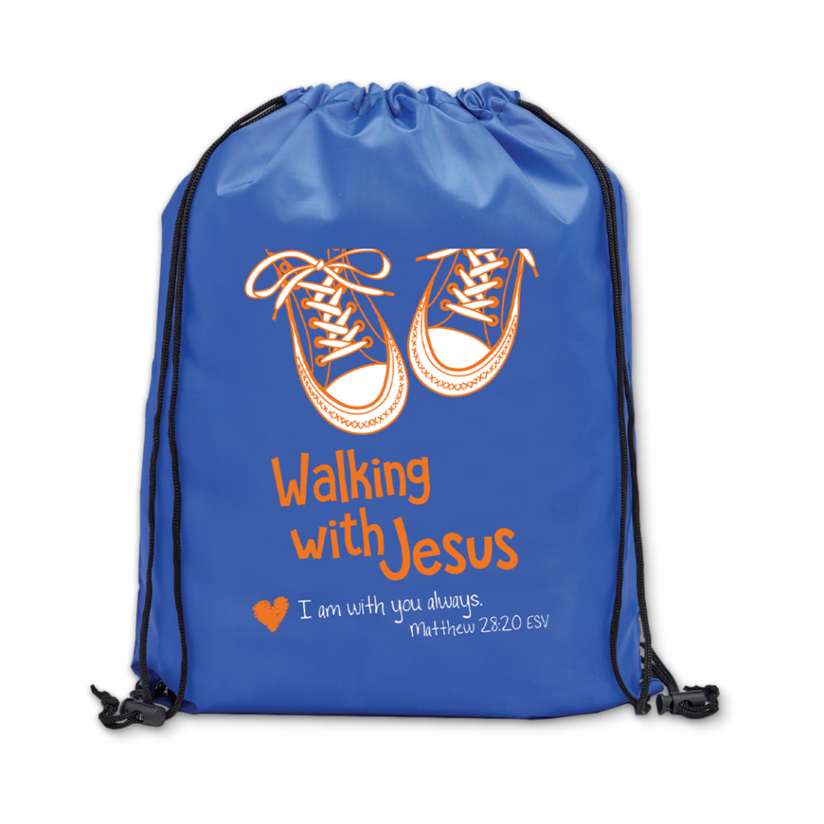 Drawstring Bag - Walking with Jesus